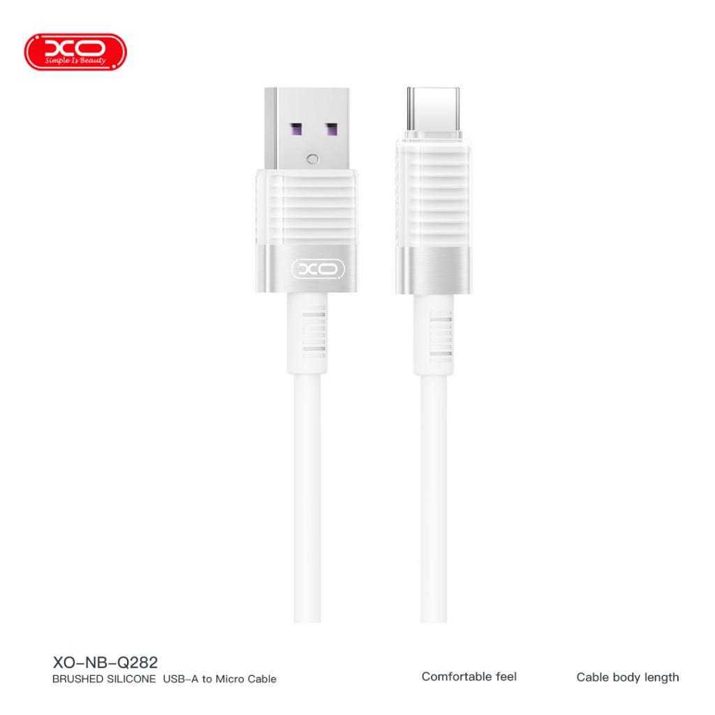 XO NB282 6A PD Hızlı Fast Destekli USB-A to Type-C Soft Dayanıklı Silikon Data Şarj Kablosu