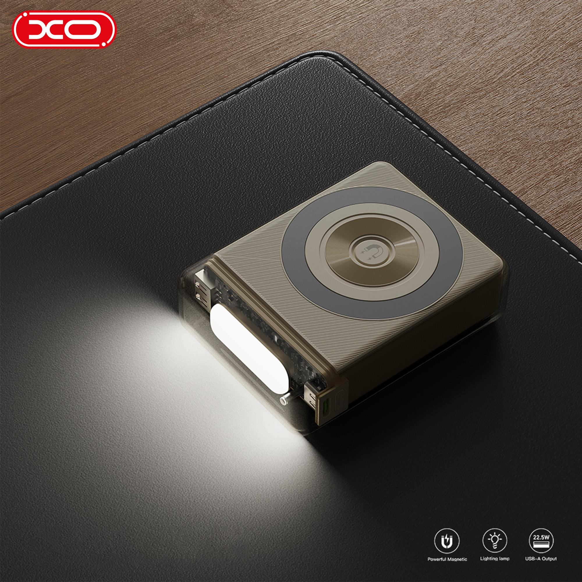 XO PR226 38.5W PD Hızlı Fast TYPE-C (USB-C) / USB-A Çift Çıkışlı MagSafe Uyumlu Kablosuz Wireless 10000 Mah Powerbank Şarj Aleti