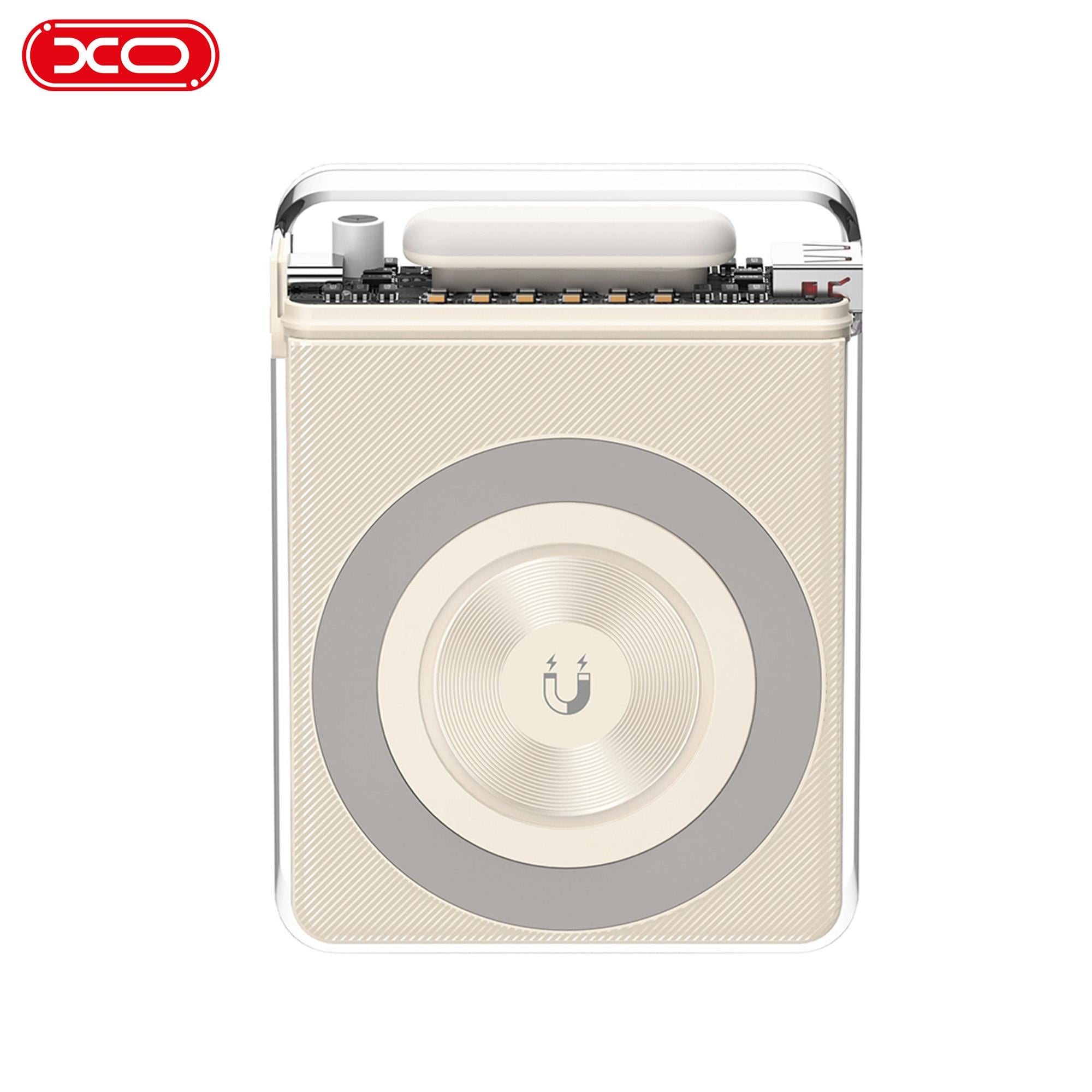 XO PR226 38.5W PD Hızlı Fast TYPE-C (USB-C) / USB-A Çift Çıkışlı MagSafe Uyumlu Kablosuz Wireless 10000 Mah Powerbank Şarj Aleti