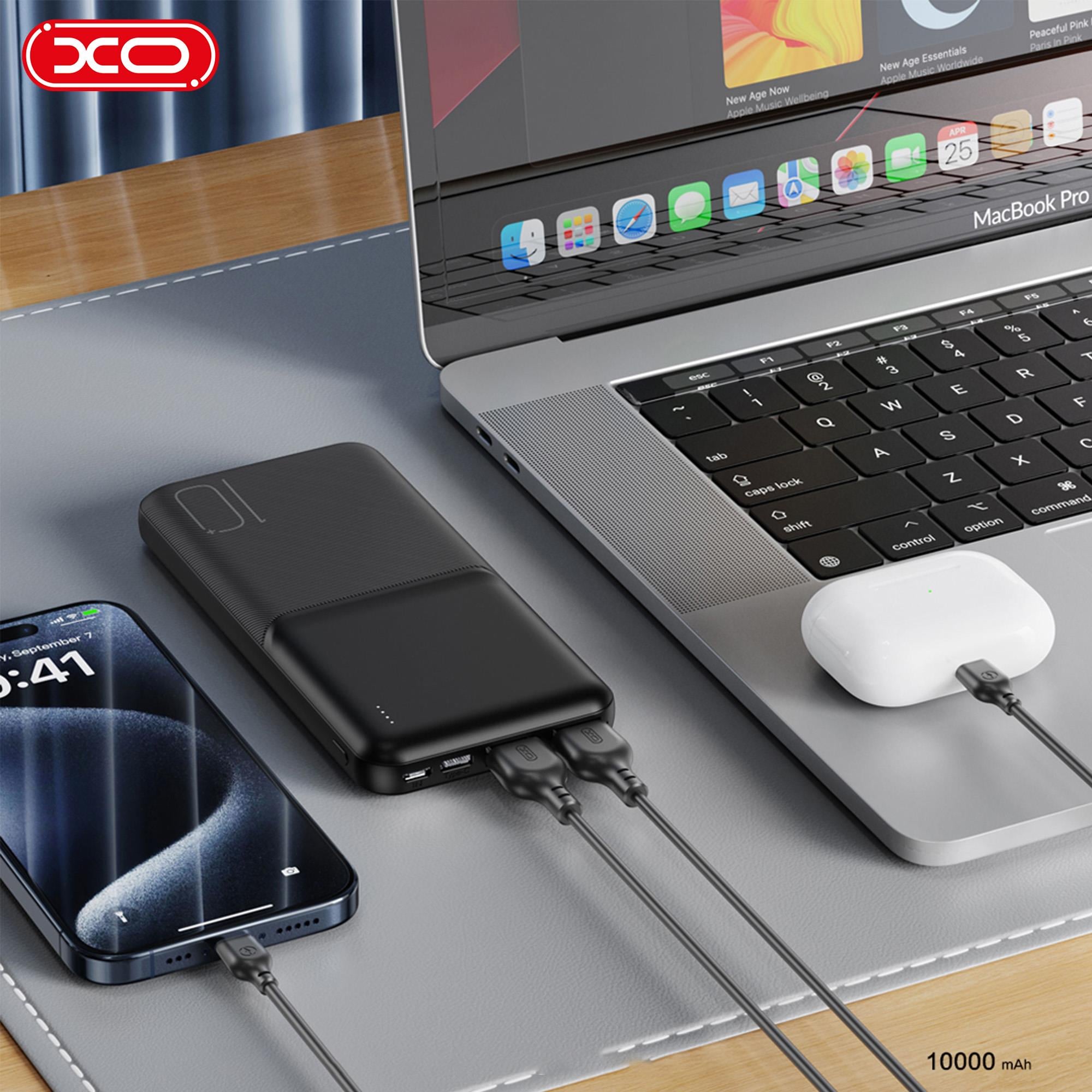XO PR251 2.1A Hızlı Fast Çift USB-A Çıkışlı 10000 Mah Powerbank Şarj Aleti