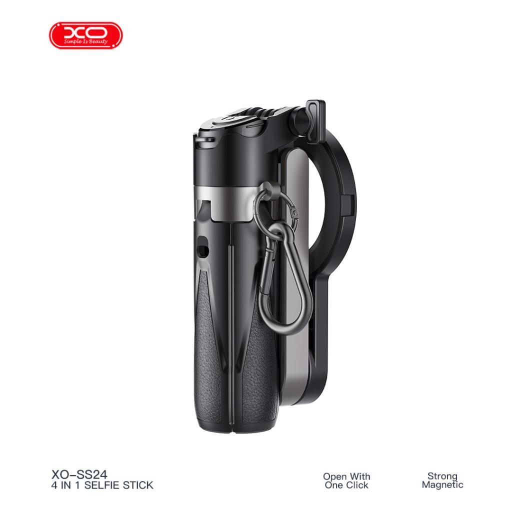XO SS24 Bluetooth V5.2 4'ü 1 Arada Selfie Çubuğu, Tripod, Kamera ve Telefon Tutucu