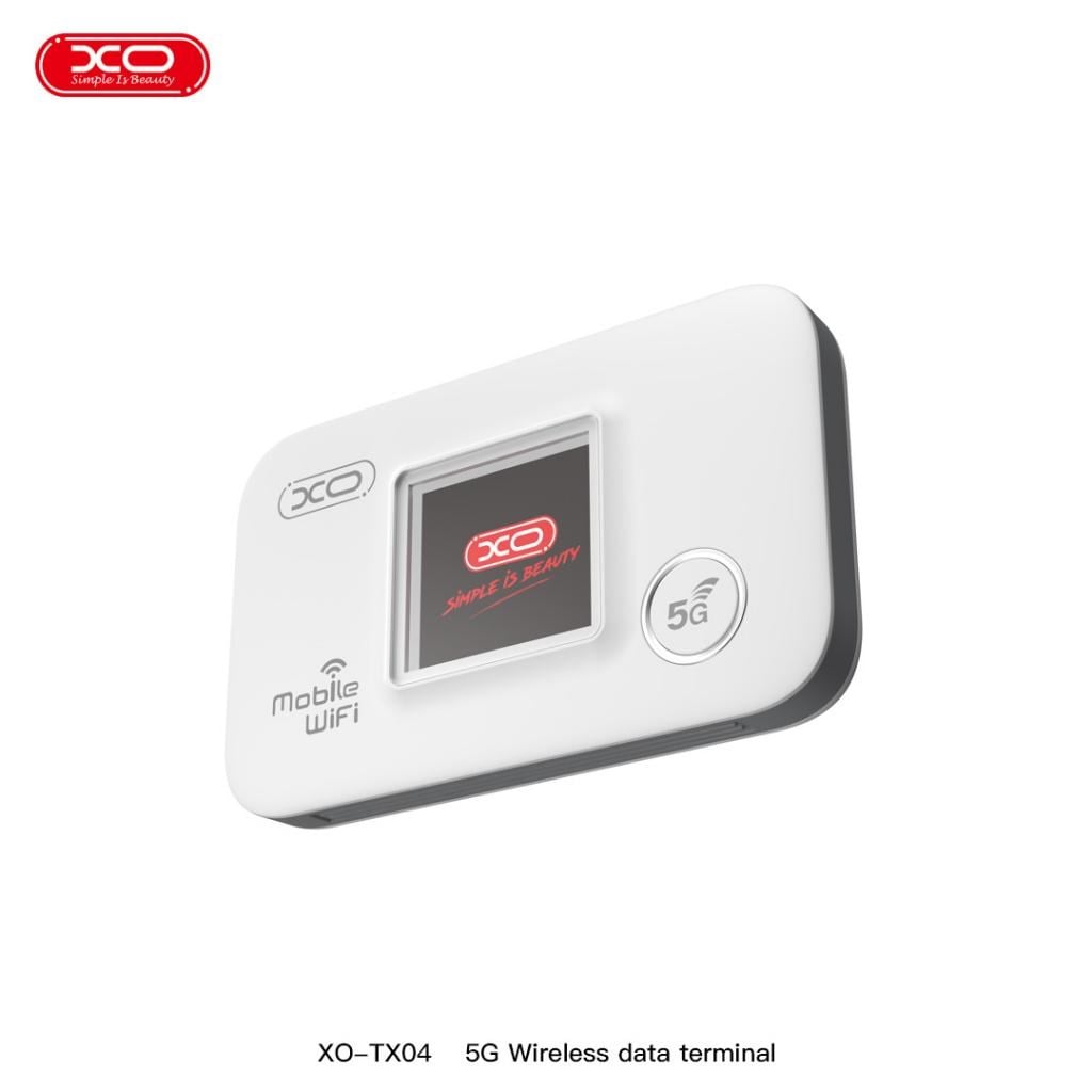 XO TX04 5G Taşınabilir Mobil Wifi Router 3000 mAh Kapasiteli