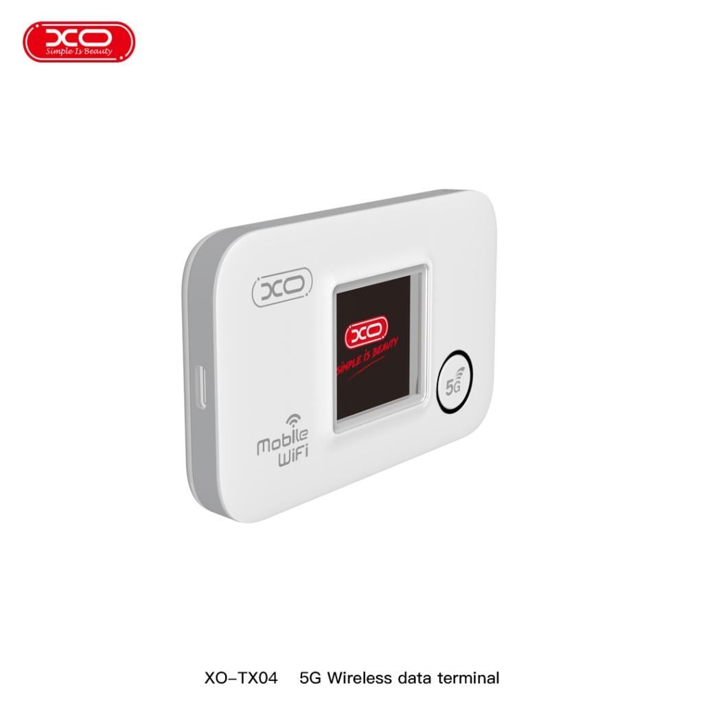 XO TX04 5G Taşınabilir Mobil Wifi Router 3000 mAh Kapasiteli