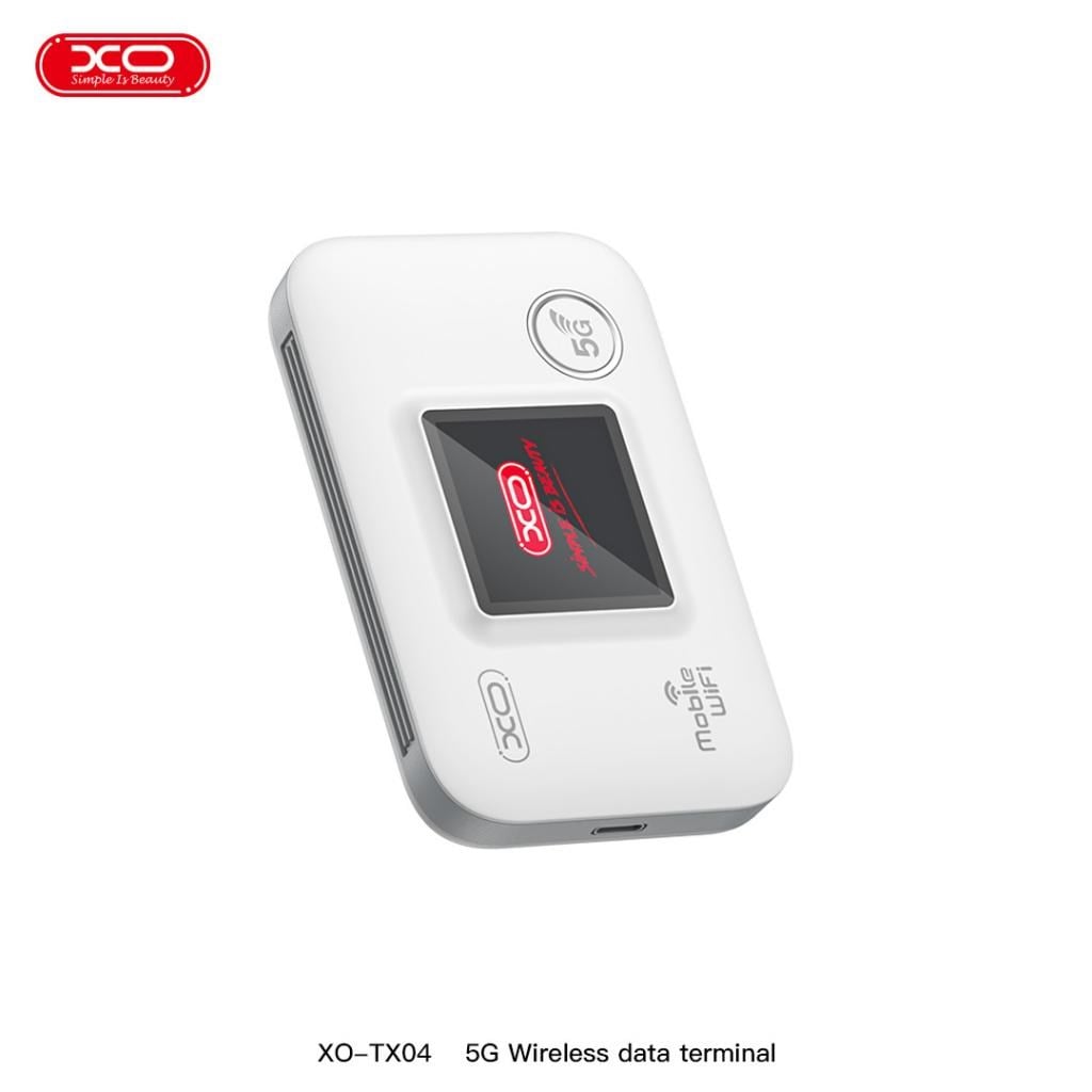 XO TX04 5G Taşınabilir Mobil Wifi Router 3000 mAh Kapasiteli