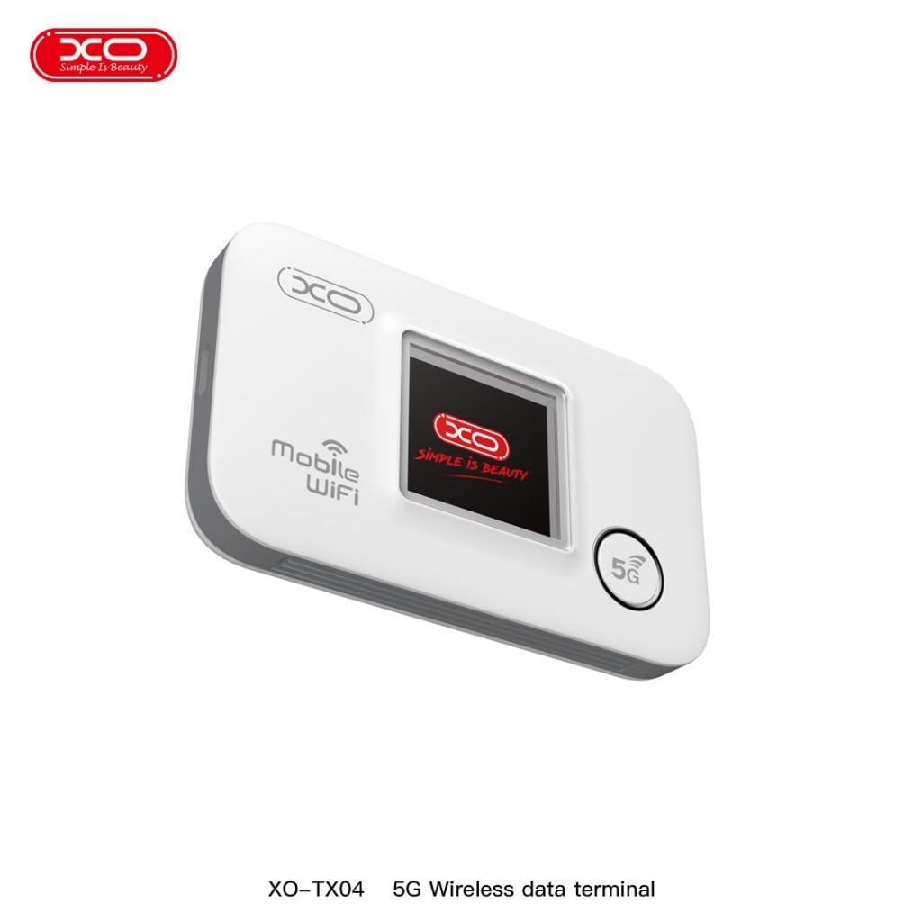 XO TX04 5G Taşınabilir Mobil Wifi Router 3000 mAh Kapasiteli