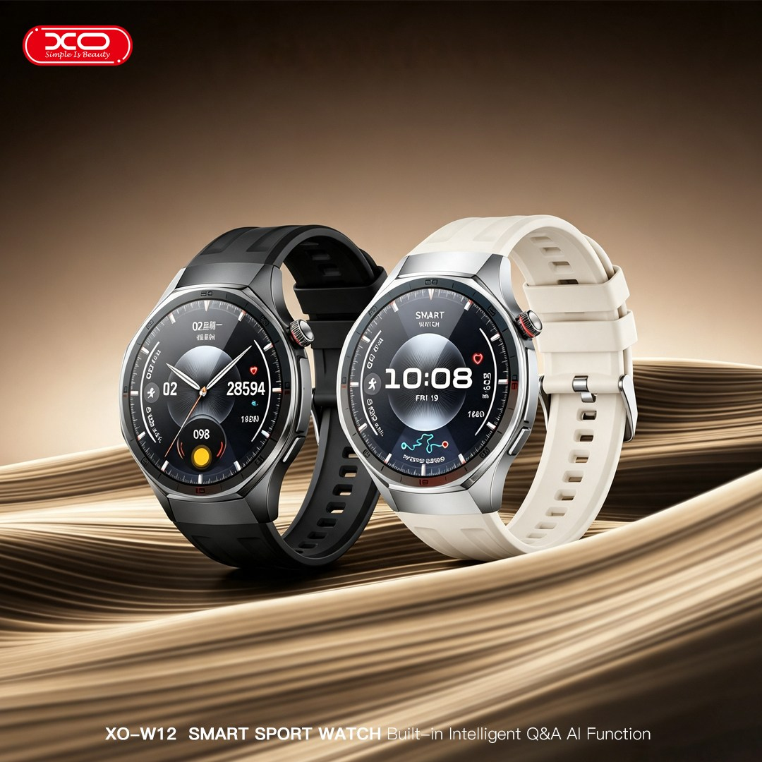 XO W12 Smart Sports Bluetooth Call Watch – Bluetooth Arama Özellikli Akıllı Spor Saati