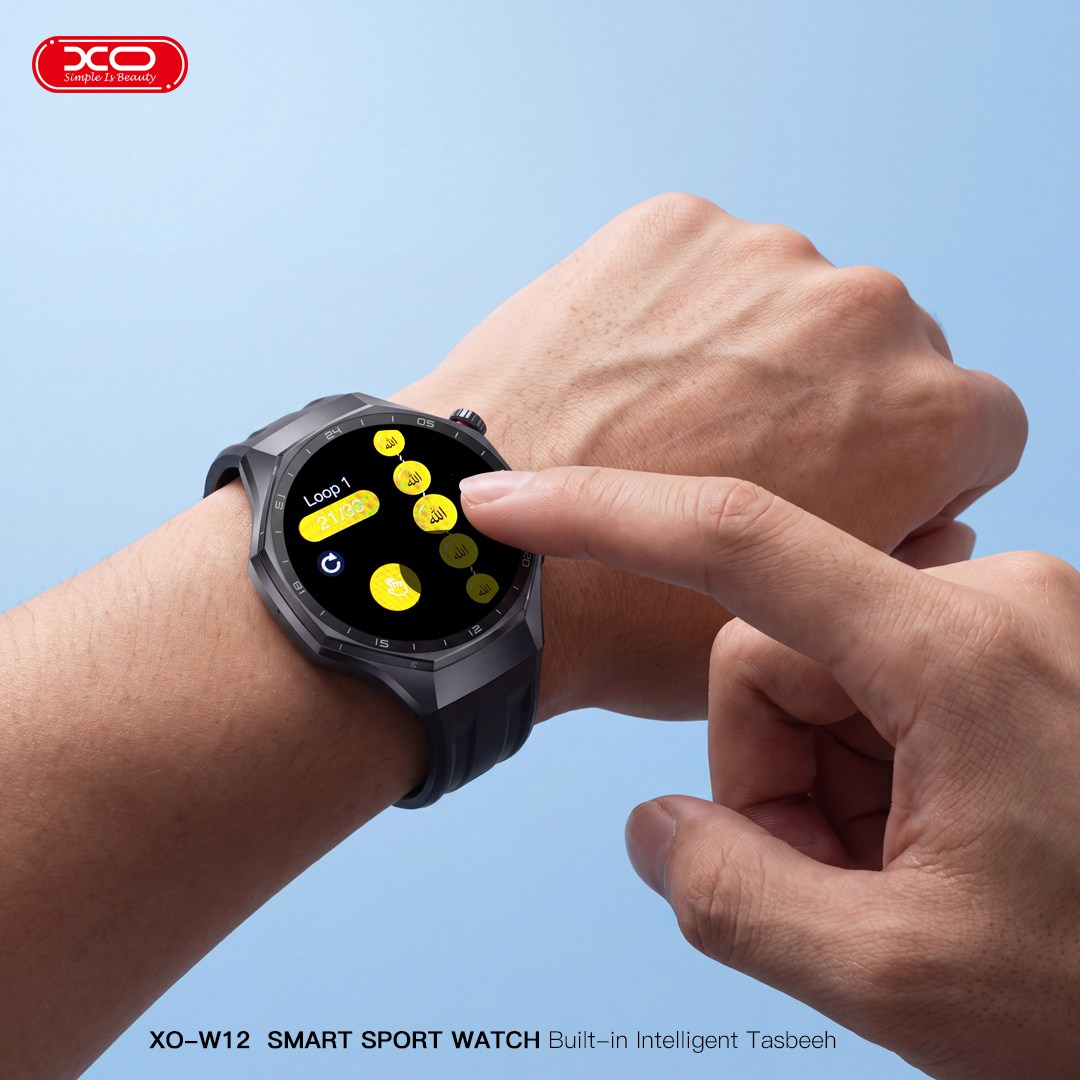 XO W12 Smart Sports Bluetooth Call Watch – Bluetooth Arama Özellikli Akıllı Spor Saati