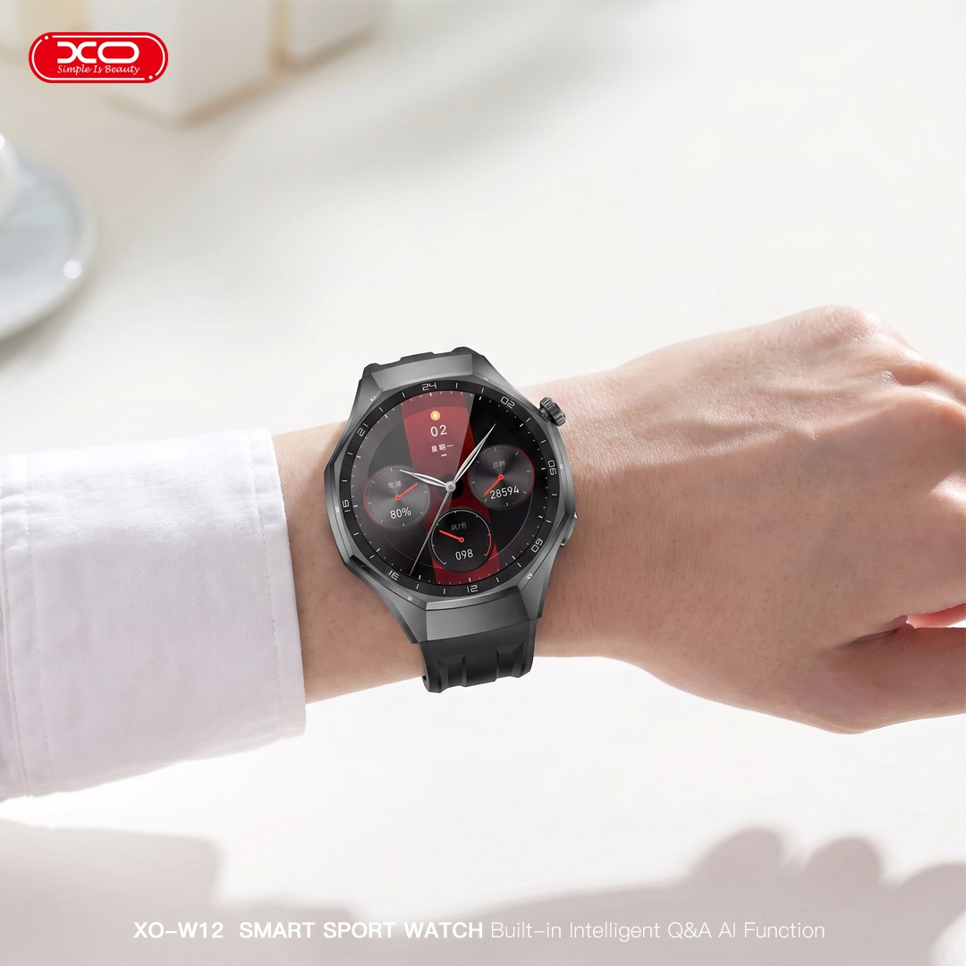 XO W12 Smart Sports Bluetooth Call Watch – Bluetooth Arama Özellikli Akıllı Spor Saati