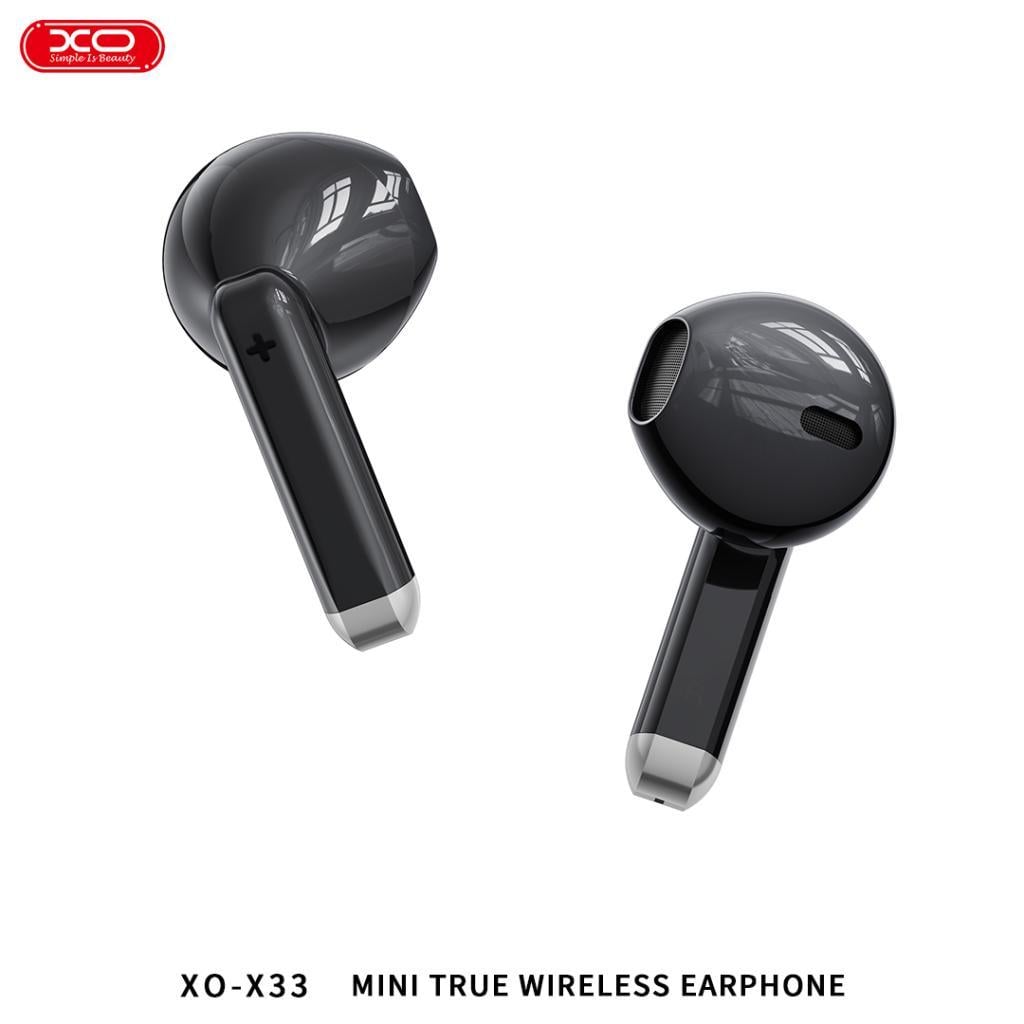 XO X33 Mini Jade Crystals Bluetooth V5.3 Kulak İçi Kablosuz Kulaklık Siyah