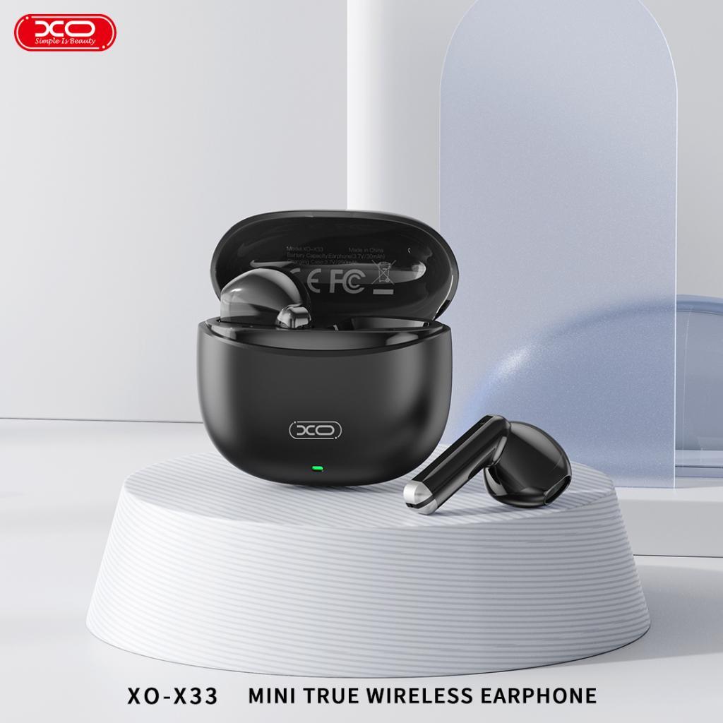 XO X33 Mini Jade Crystals Bluetooth V5.3 Kulak İçi Kablosuz Kulaklık Siyah