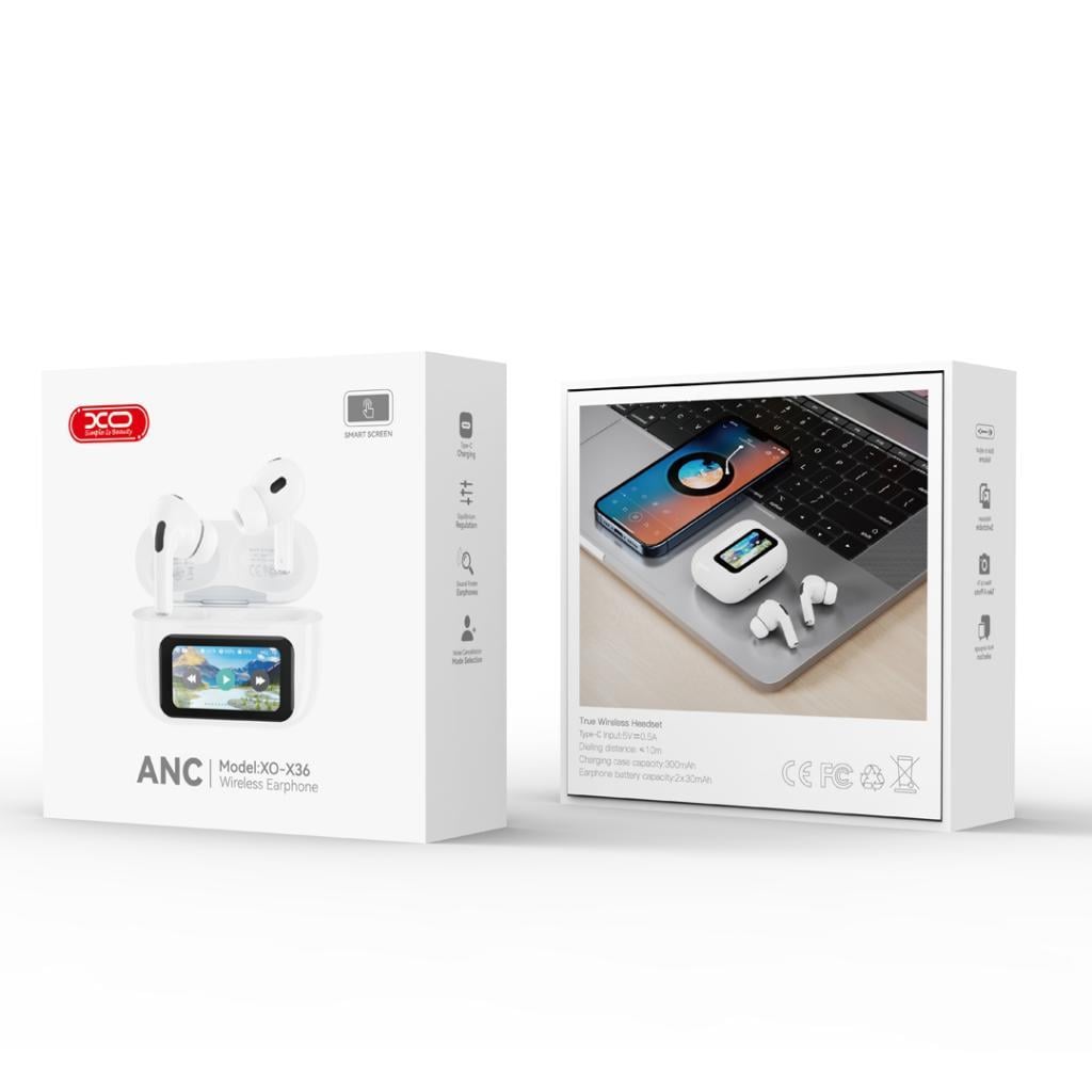 XO X36(Pro) ANC Dış Ortam Gürültü Engelleme Özellikli Ekranlı Bluetooth Wireless Kablosuz Kulaklık
