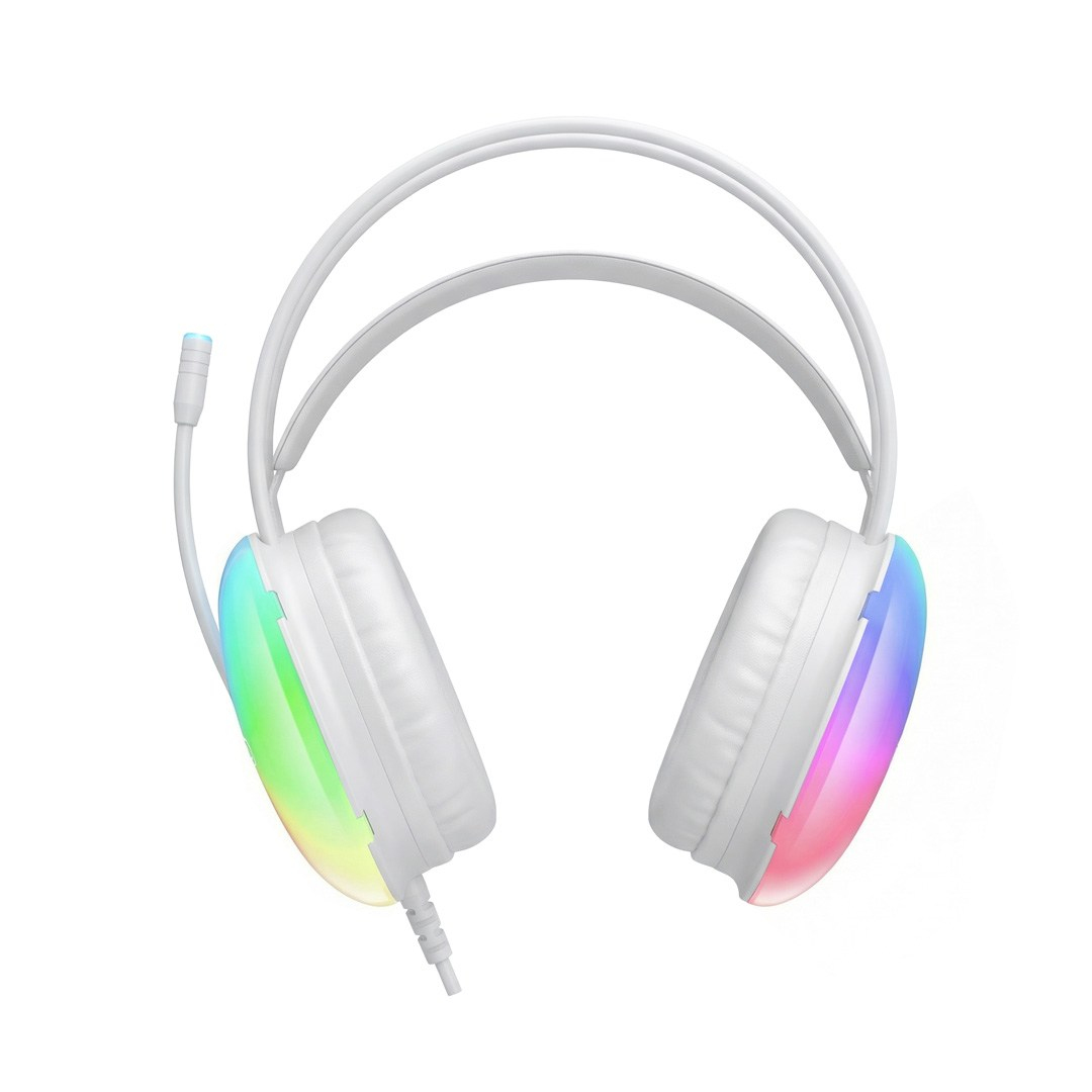 XO XO GE11 50 mm RGB Işıklı Mikrofonlu Kablolu Gaming Oyuncu Kulaklığı USB ve 3.5 mm Jak Adaptörlü