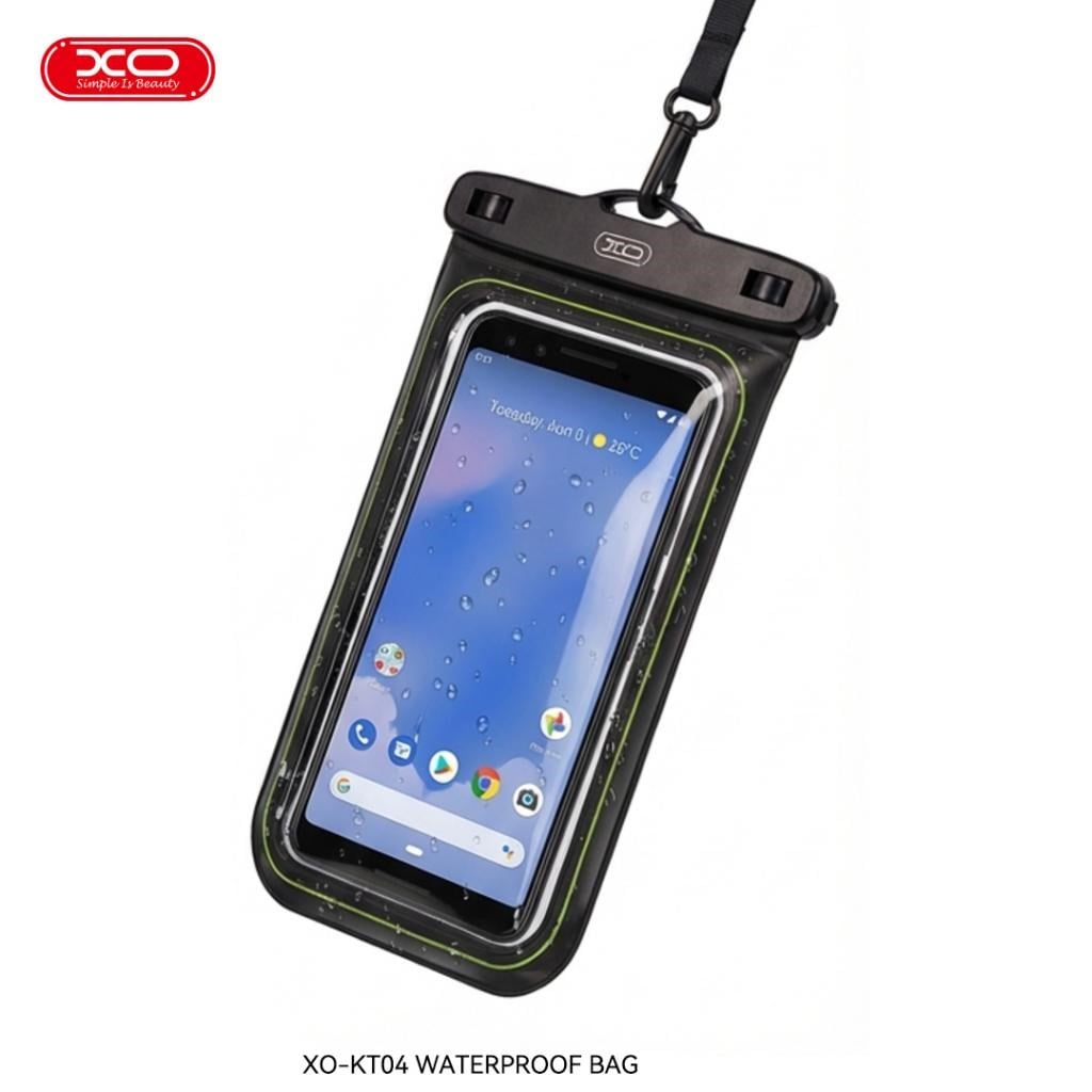XO XO KT04 PVC Sünger Su Geçirmez Cep Telefonu Kılıfı + Askı 