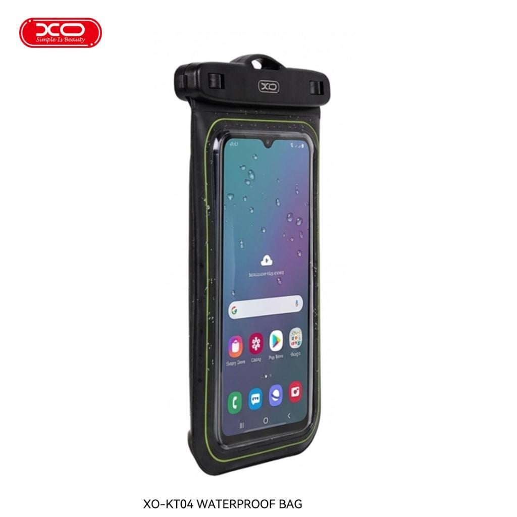XO XO KT04 PVC Sünger Su Geçirmez Cep Telefonu Kılıfı + Askı 