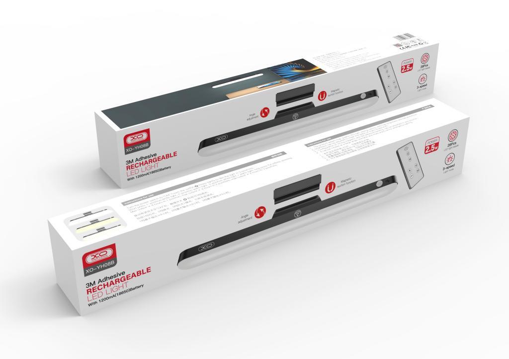 XO YH08B 2.5 W LED Manyetik Bağlantılı Dokunmatik 1200 mAh Uzaktan Kumandalı Led Lamba