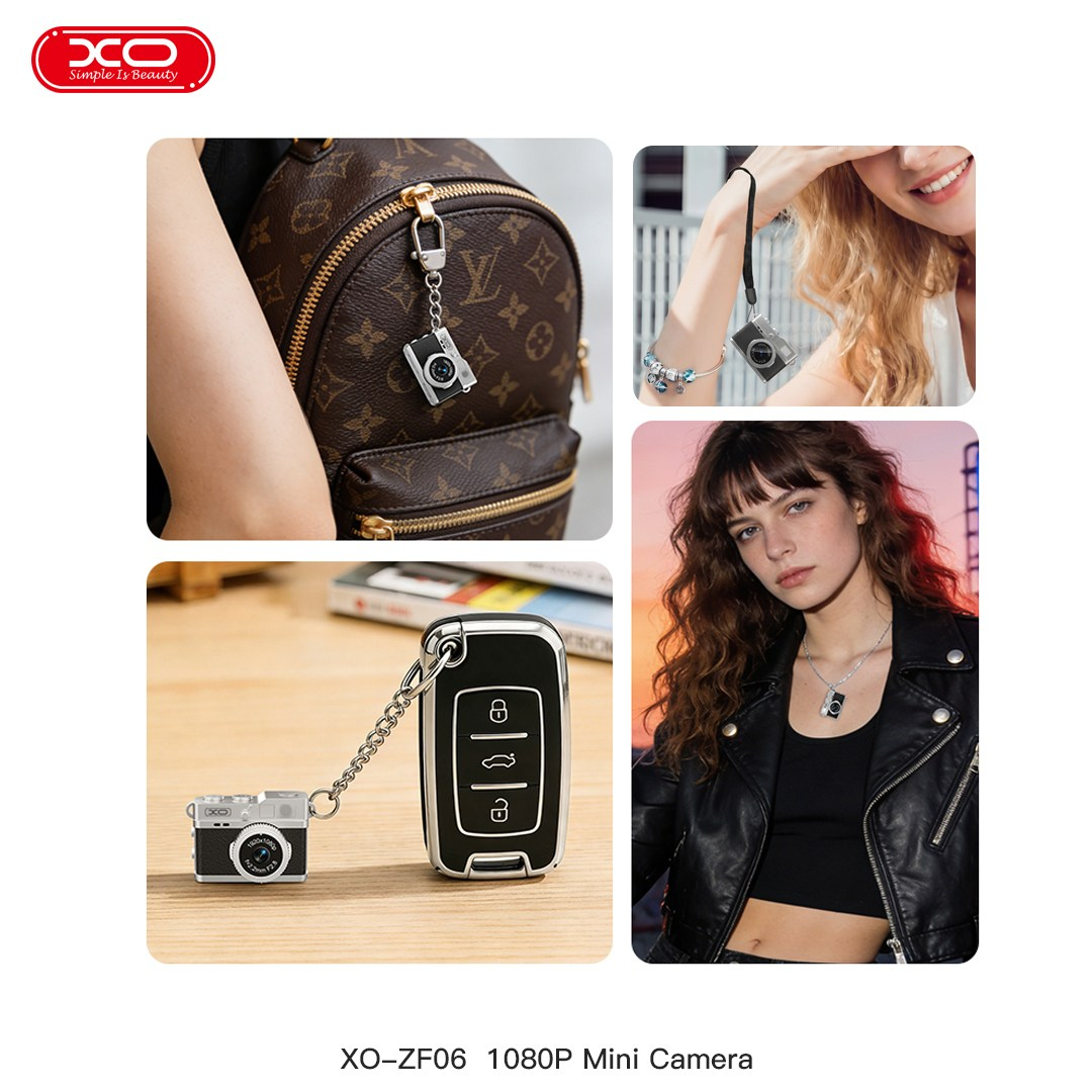 XO ZF06 0.96 İnç Ekranlı 1080P Mini Fotoğraf ve Video Kamerası