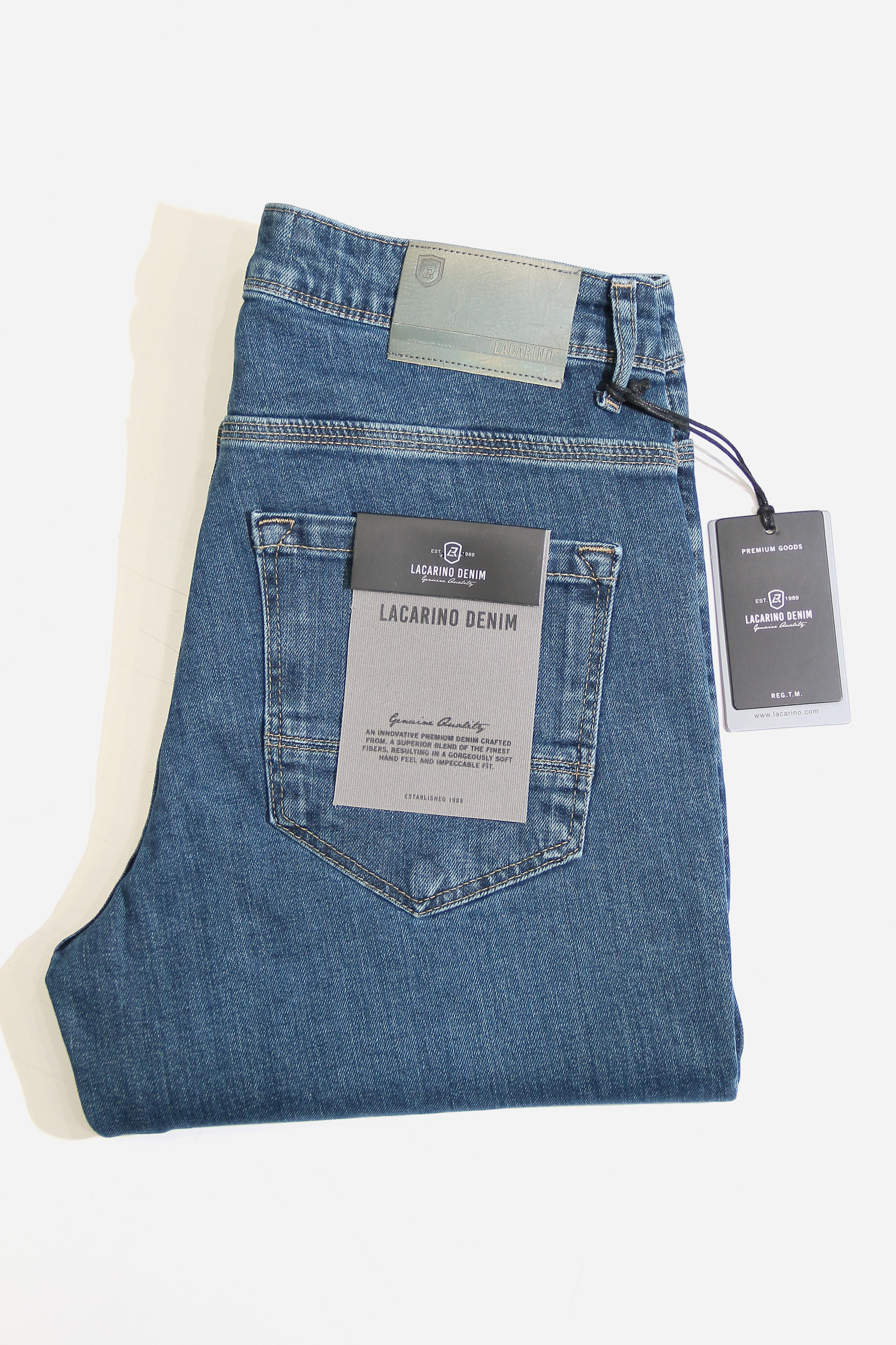 LACARINOYüksek Bel Dar Paça Green Jean Pantolon