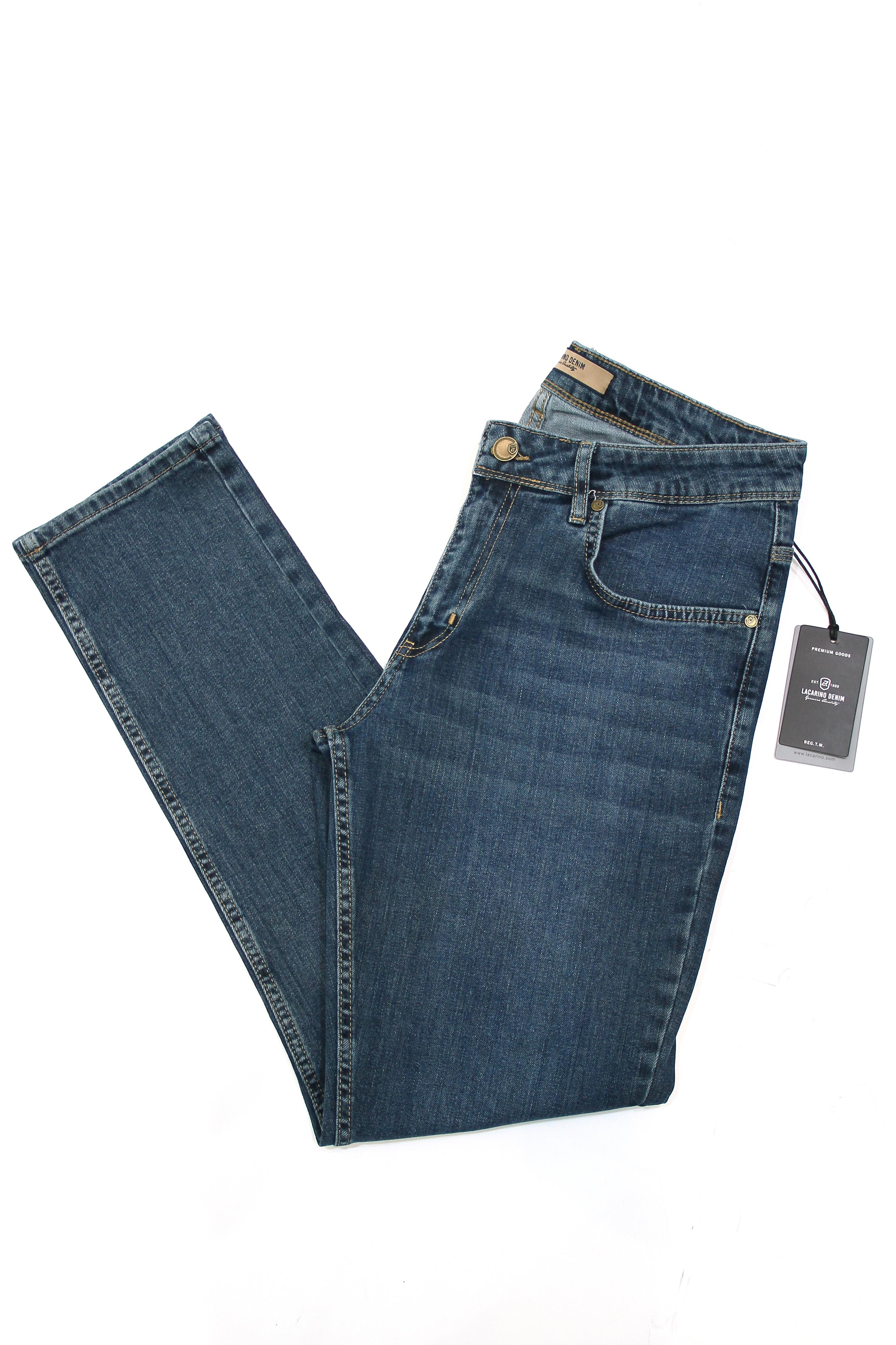 LACARINOYüksek Bel Dar Paça Green Jean Pantolon