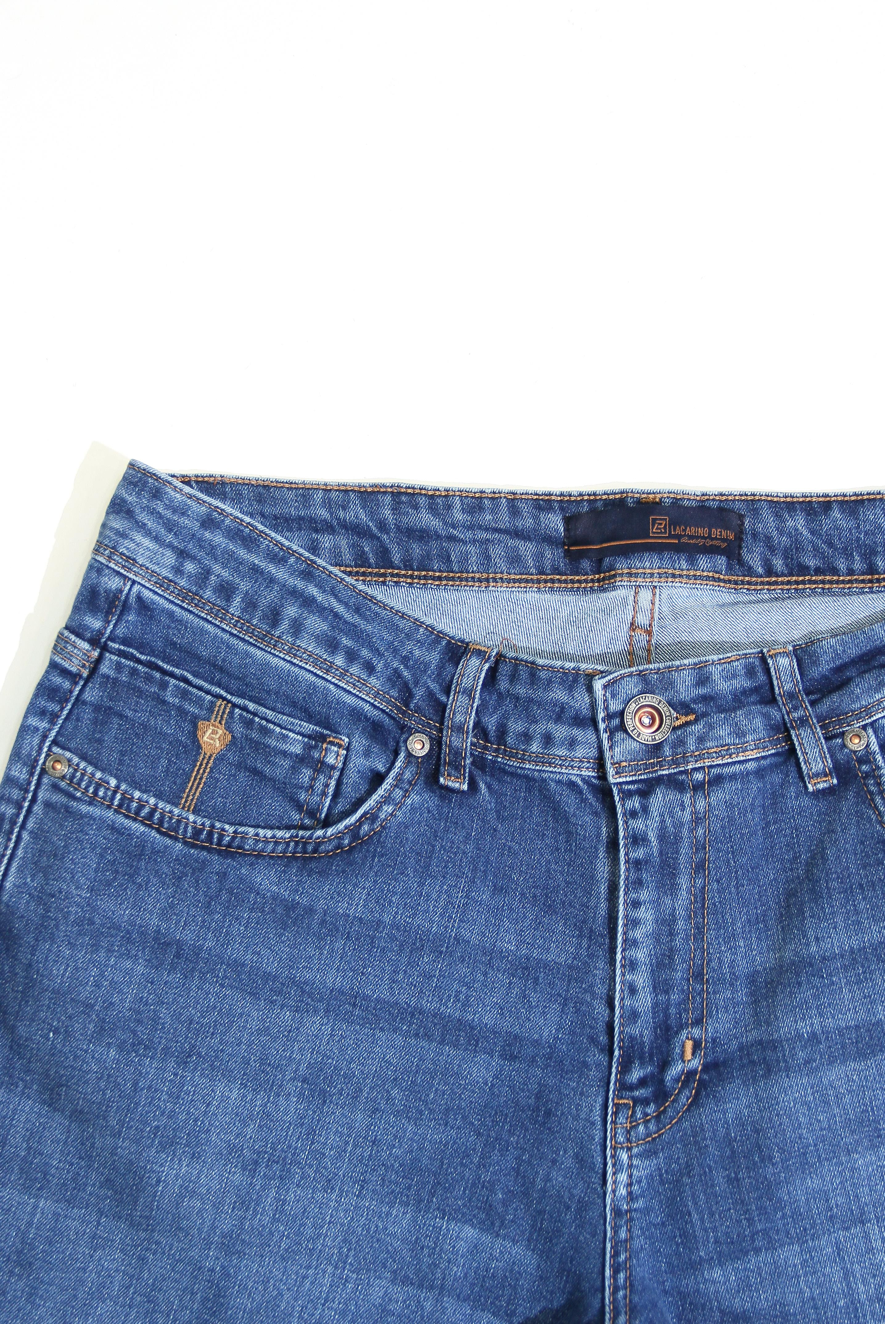 LACARINOYüksek Bel Dar Paça Blue Jean Pantolon