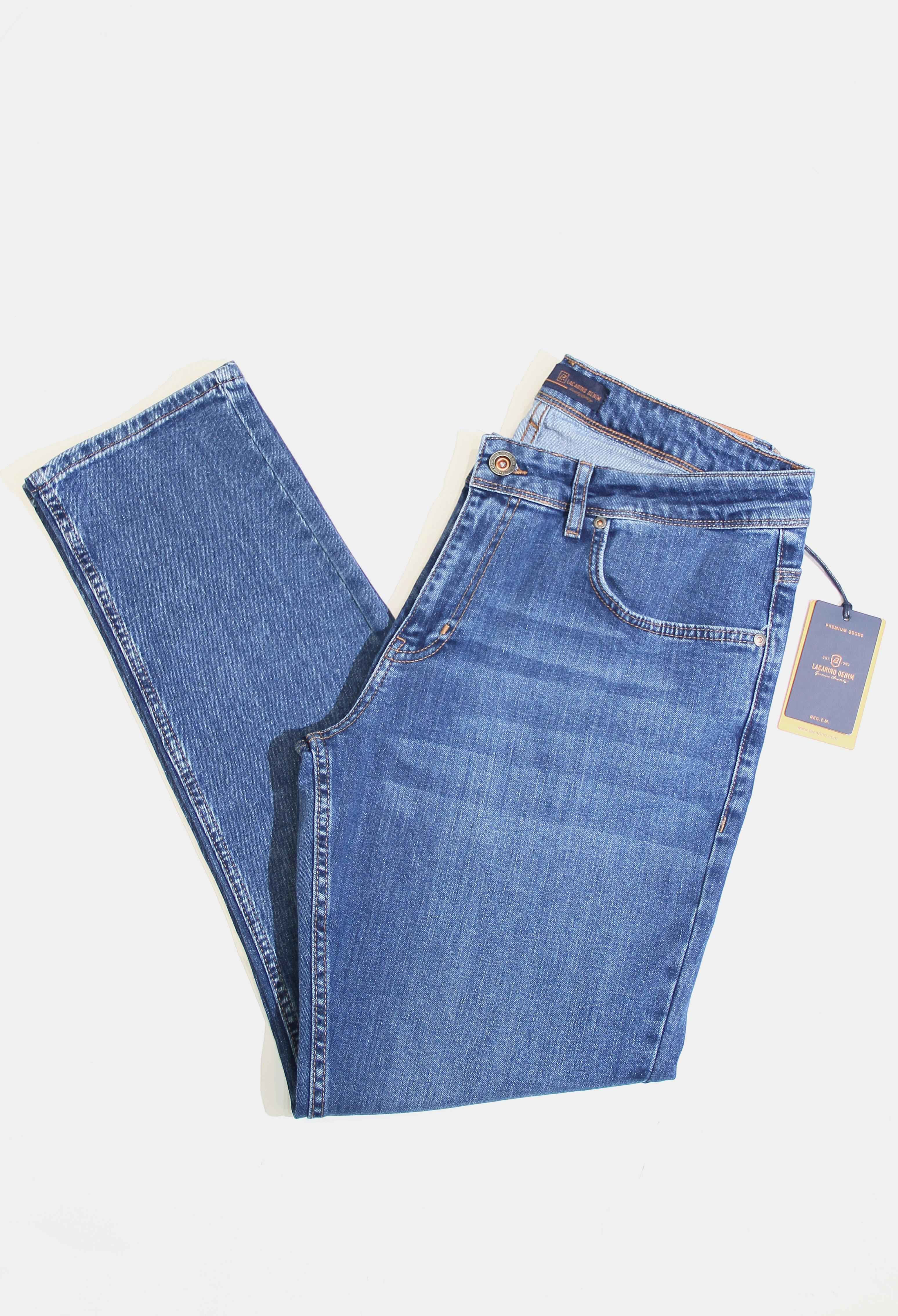 LACARINOYüksek Bel Dar Paça Blue Jean Pantolon