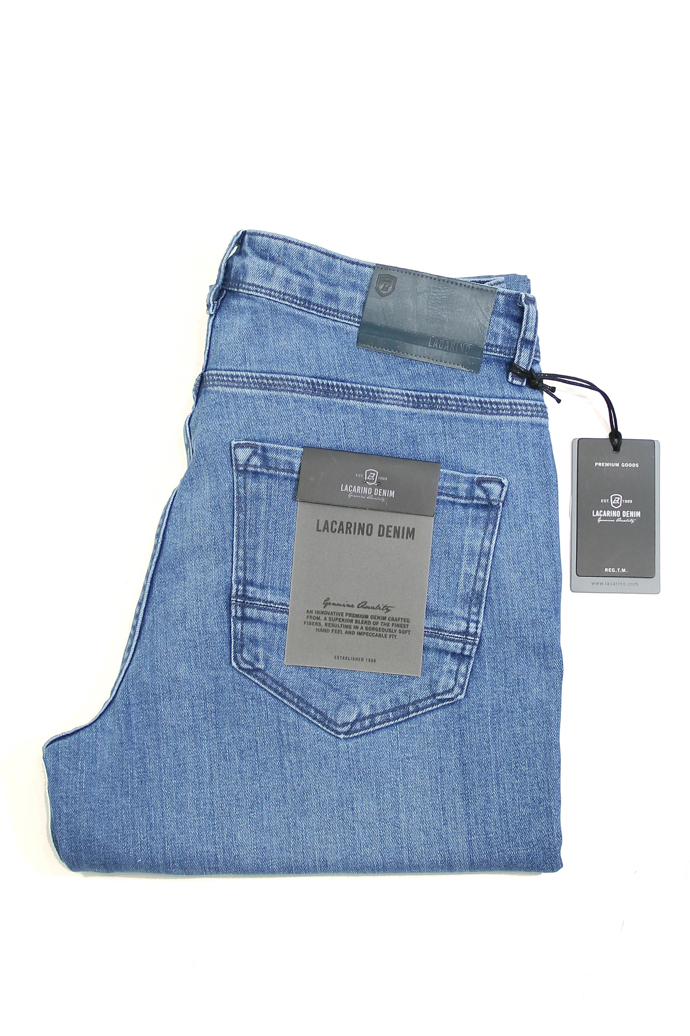 LACARINOYüksek Bel Dar Paça Light Blue Jean Pantolon