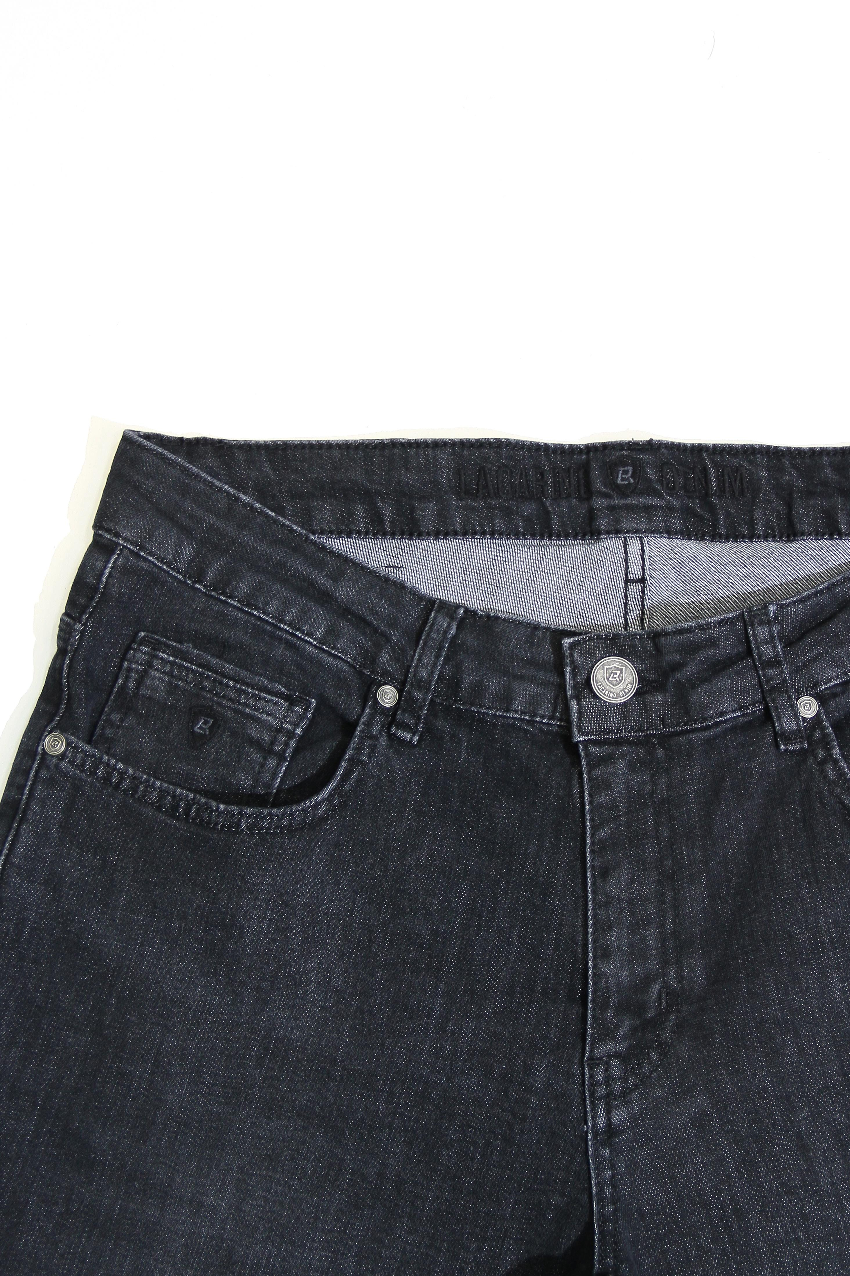 LACARINOErkek Yüksek Bel Dar Parça Füme Jean Pantolon