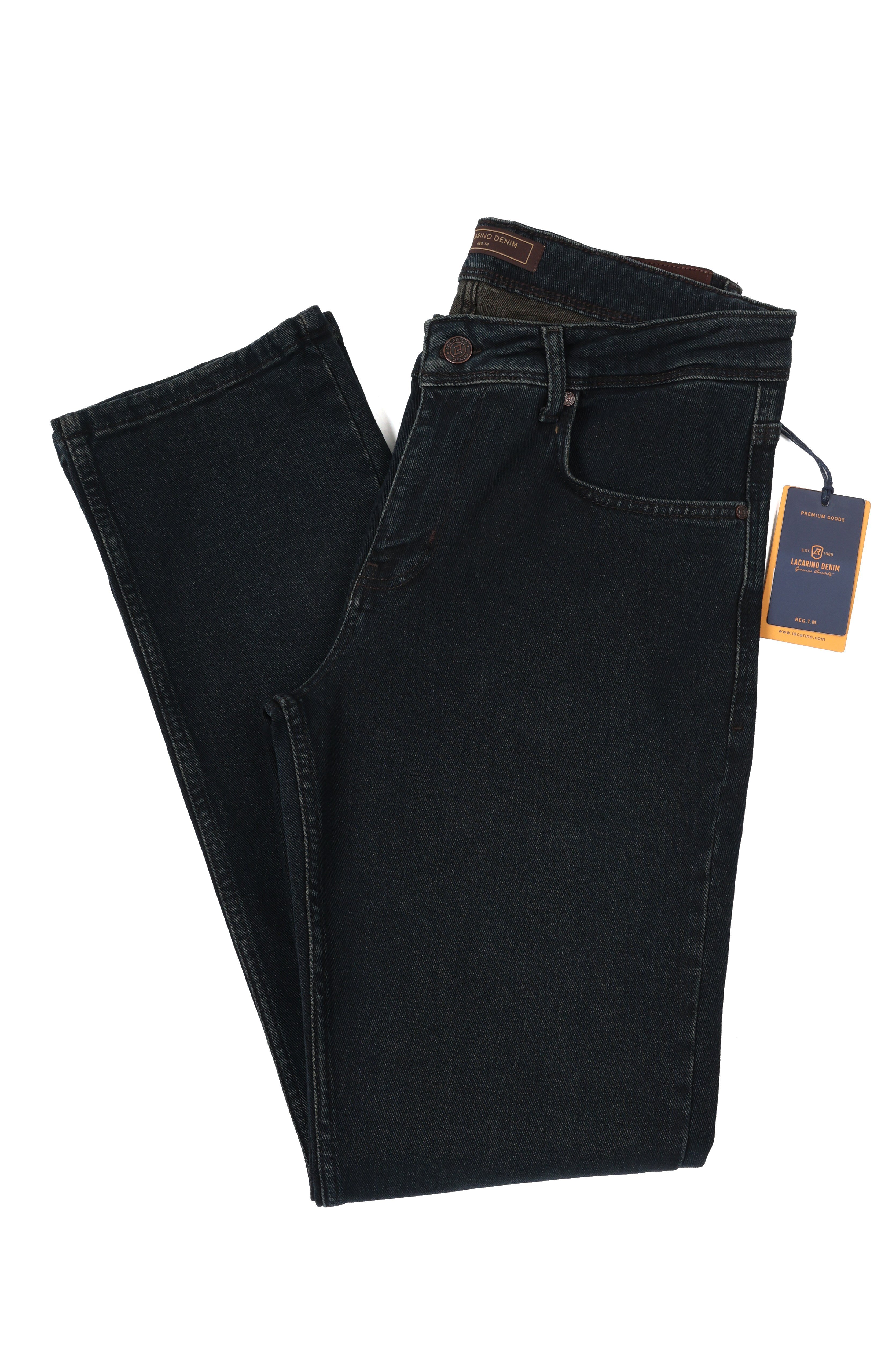 LACARINOYüksek Bel Boru Paça Od Brown Erkek Jean Pantolon