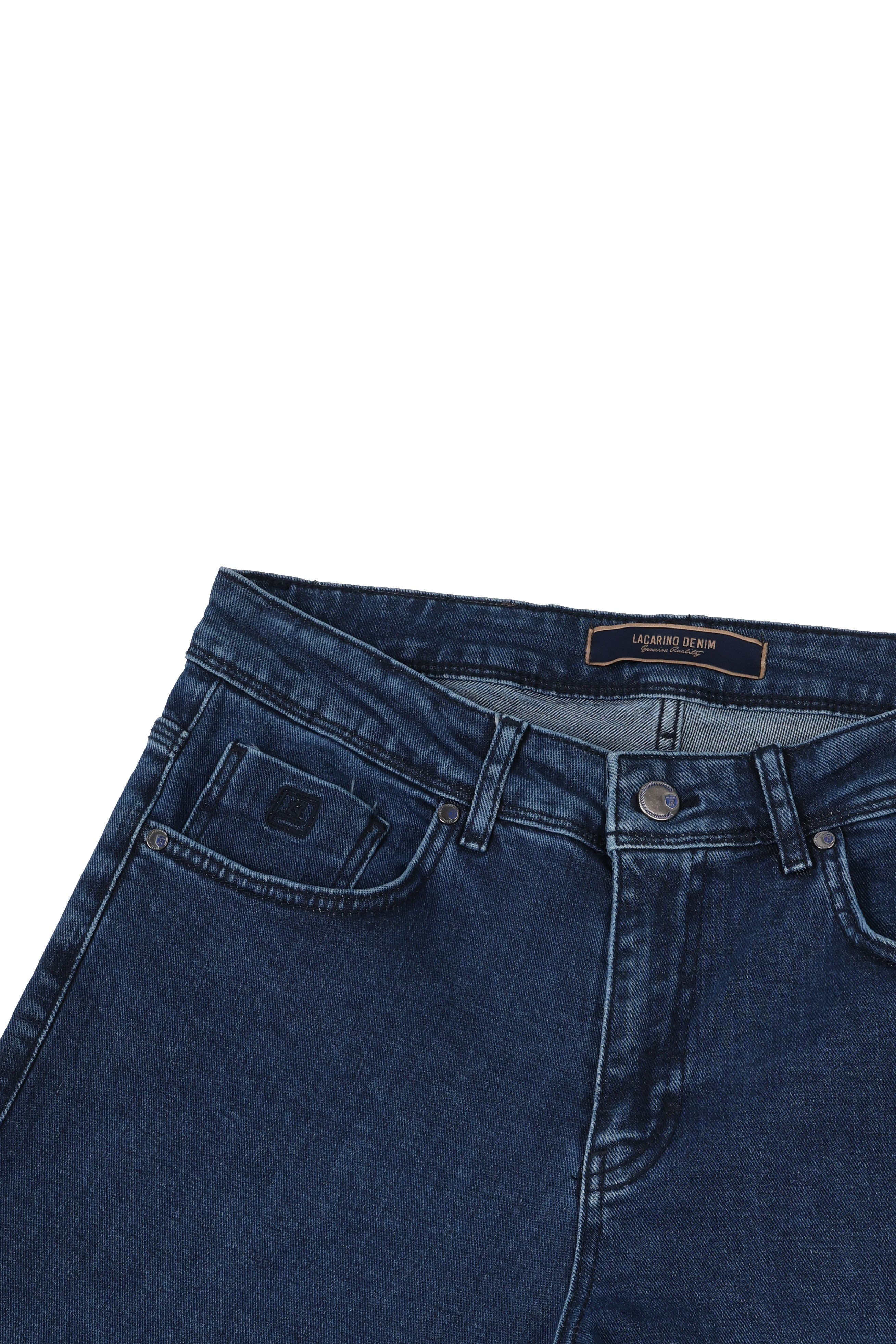LACARINOYüksek Bel Boru Paça Ocean Blue Erkek Jean Pantolon