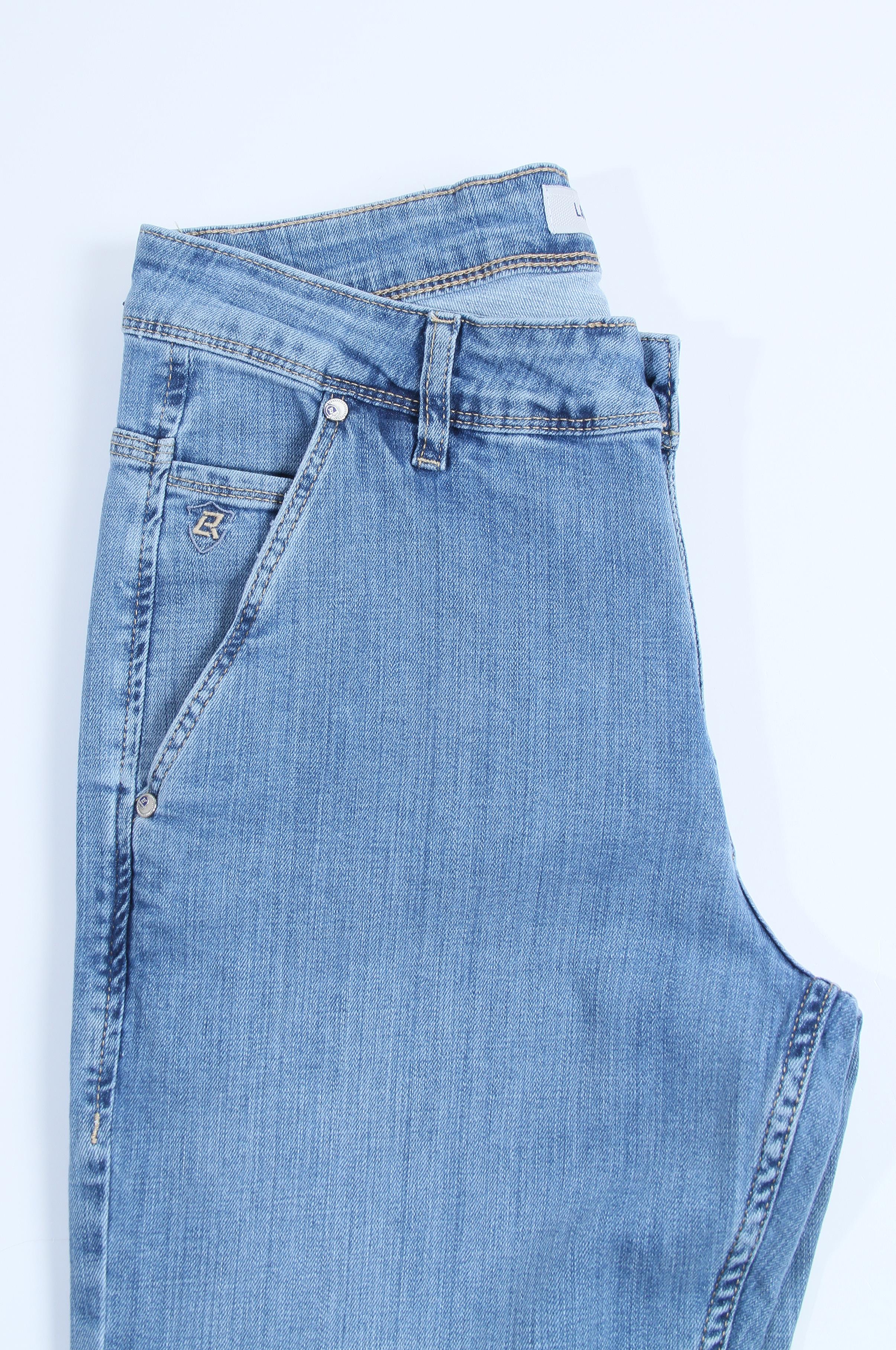 LACARINOYüksek Bel Boru Kesim Light Blue Jean Pantolon