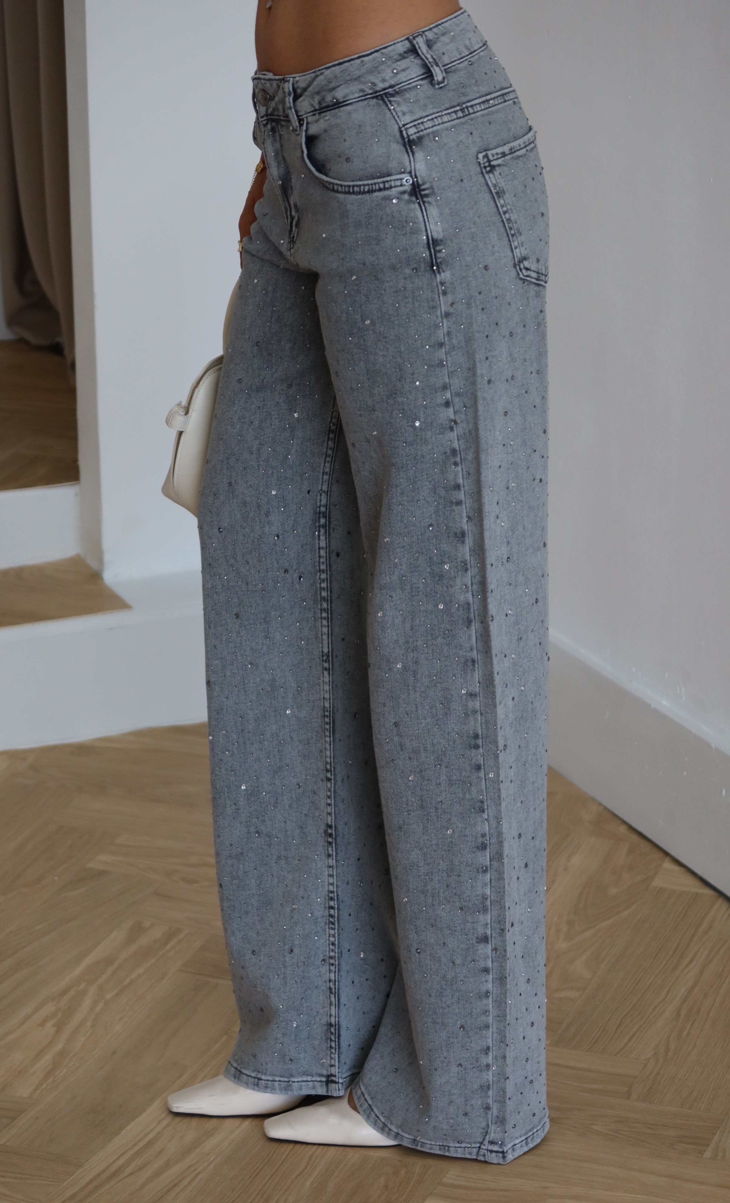 LACARINOBP  GRI  34/42  ON  ARKA TASLI   (Lycra)