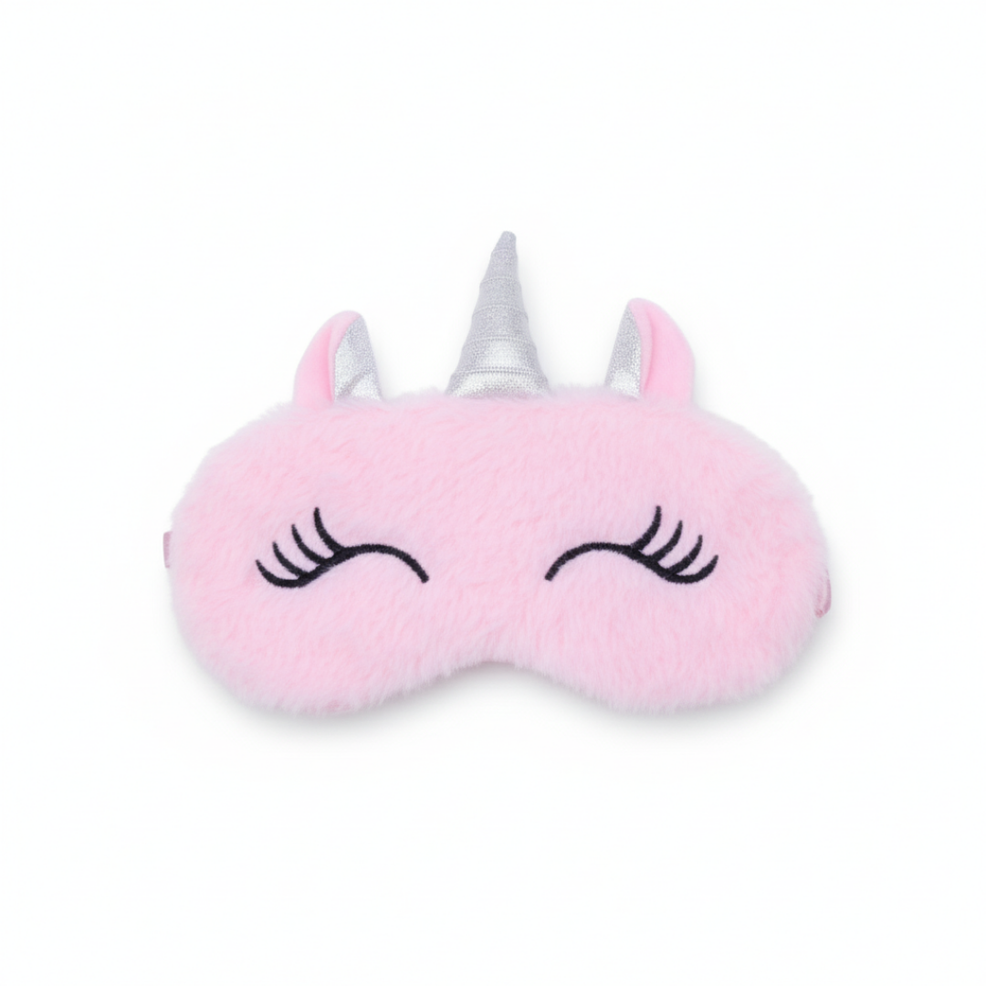 Unicorn Peluş Göz Bandı – Pembe