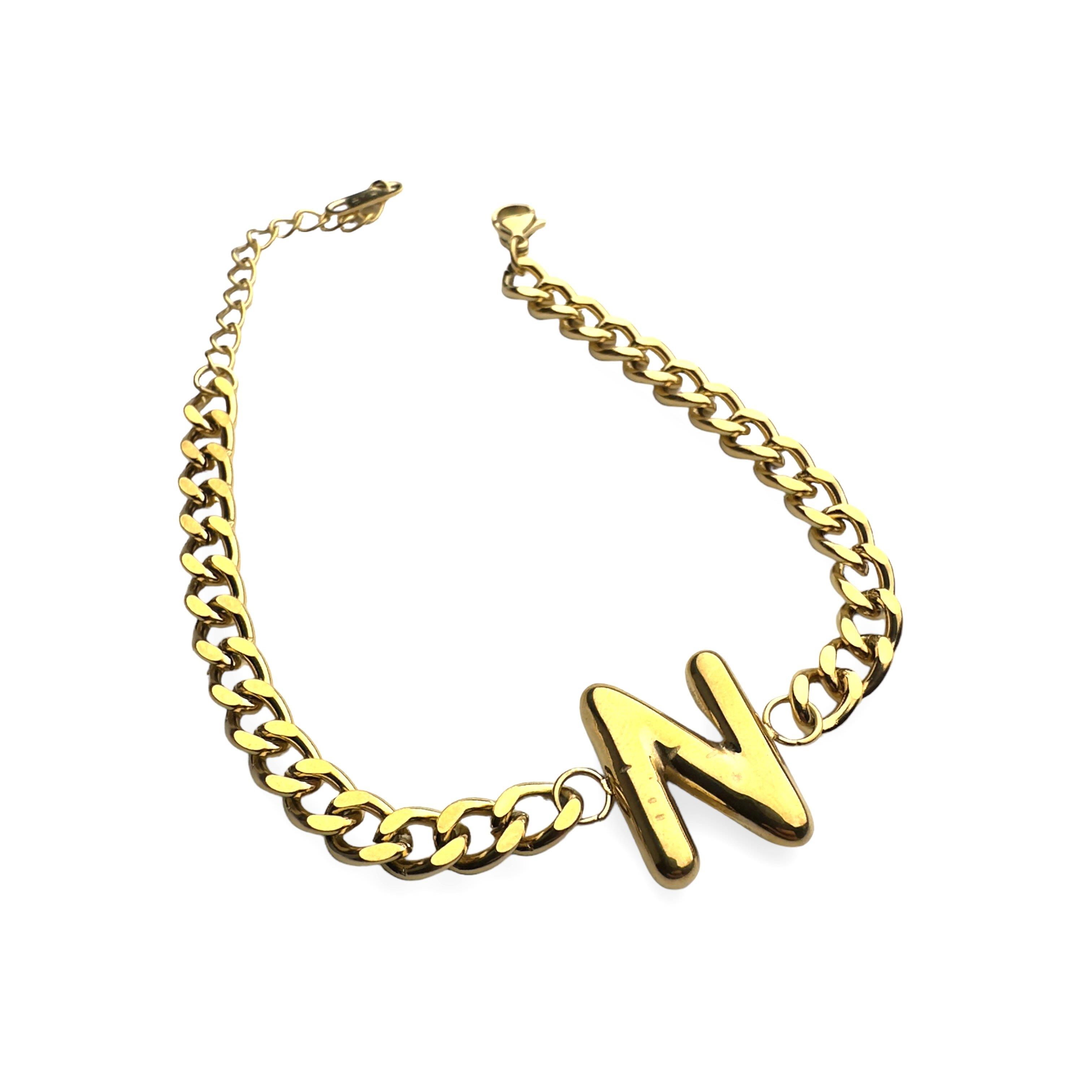 Çelik Balon Harf Bileklik