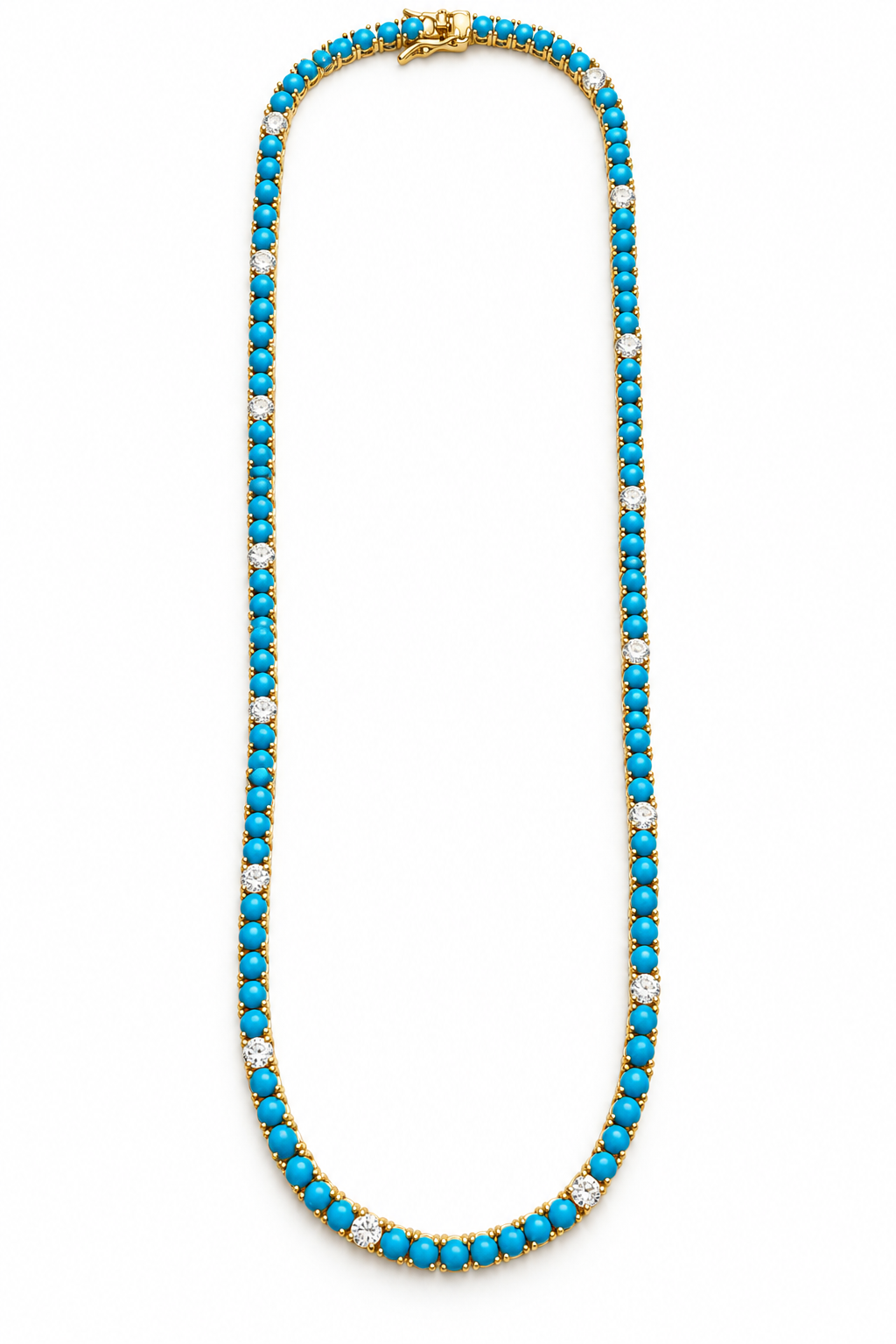 Döküm Blue Diamond Kolye 