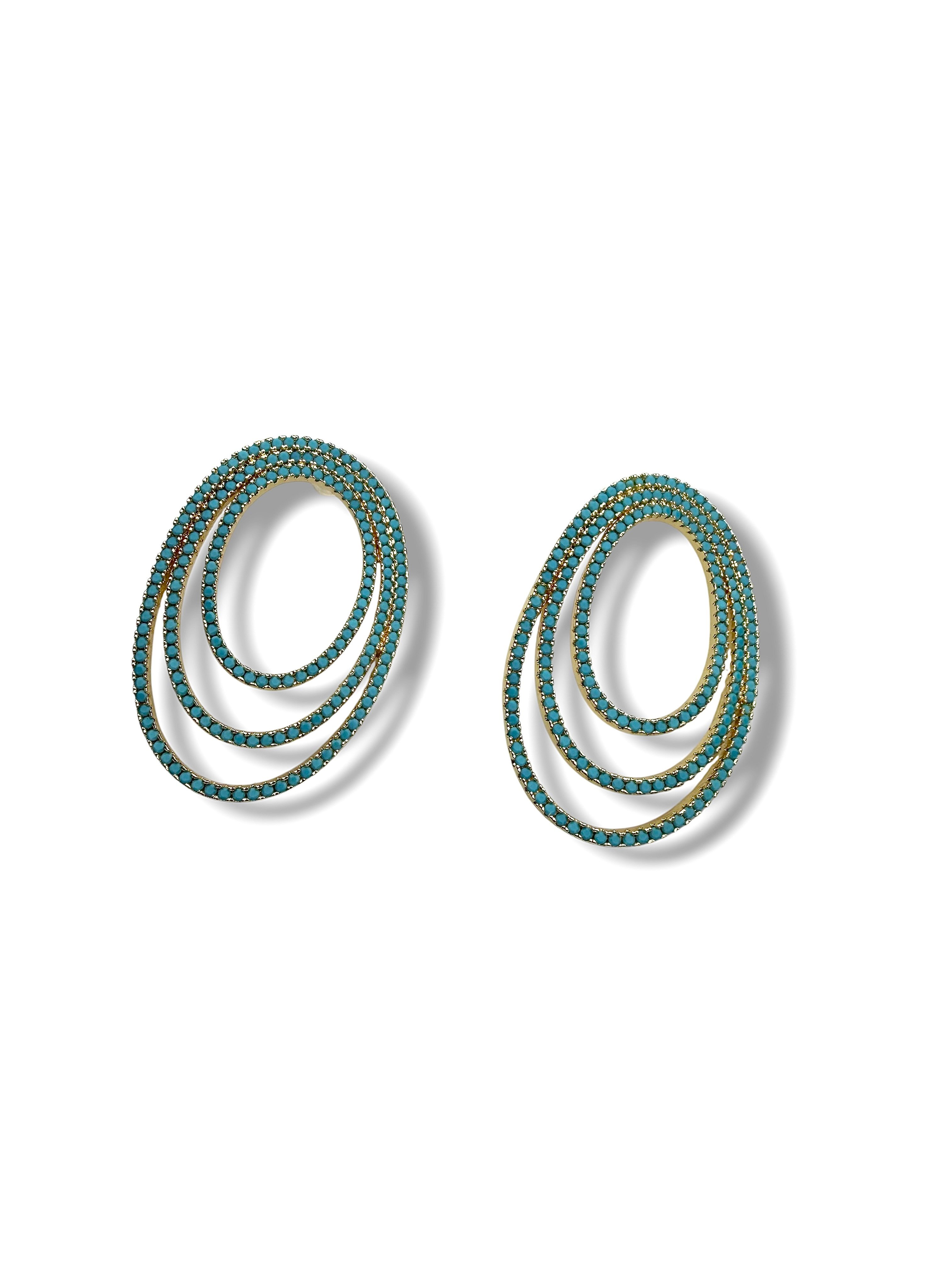 Jell's Diamond Blue Küpe