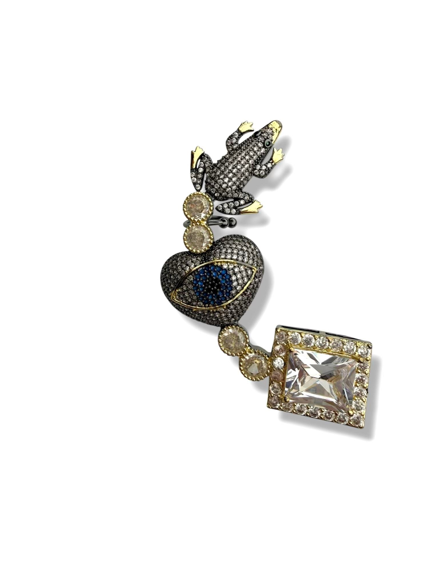 Jell's Grenouille Cuff Küpe