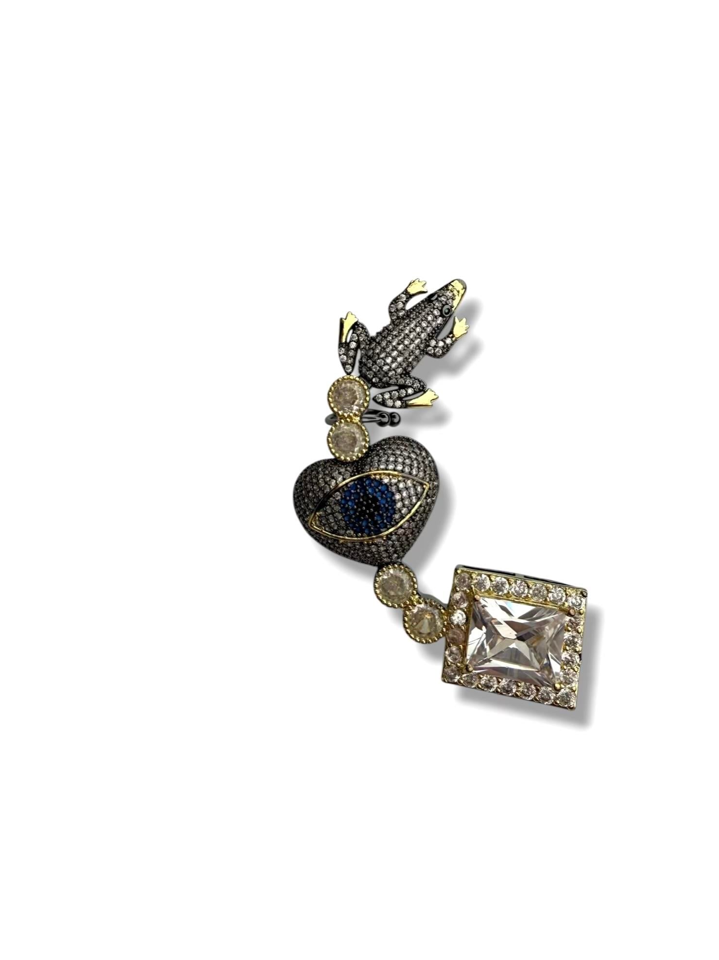 Jell's Grenouille Cuff Küpe