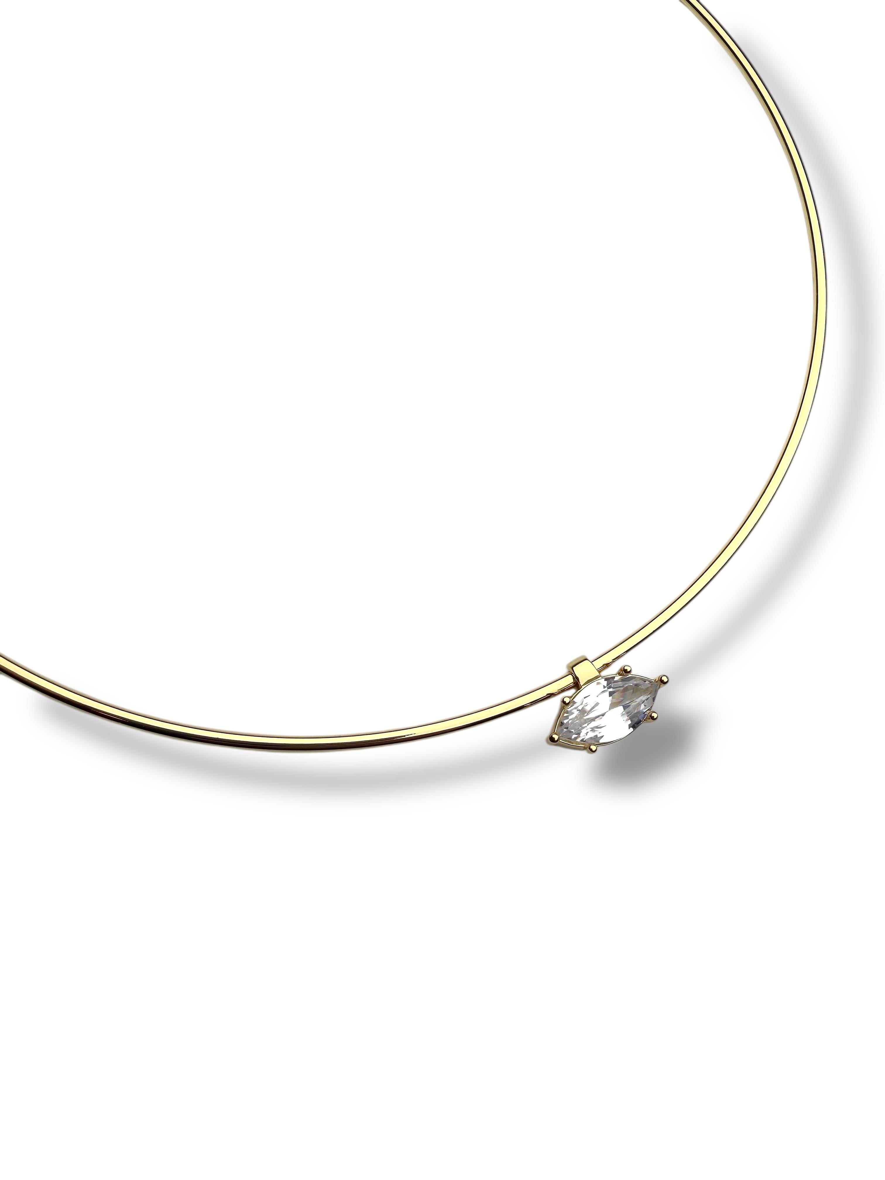 Jell's Markiz Taş Choker Kolye
