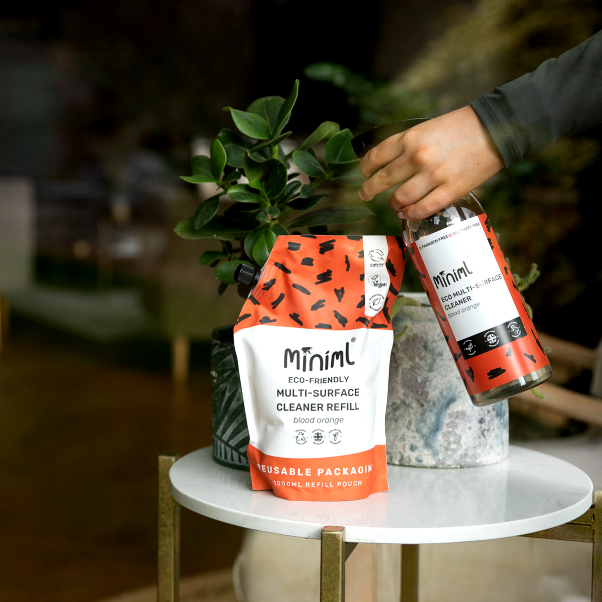  Miniml Vegan Çok Amaçlı Yüzey Temizleyici -Portakal 750 ml