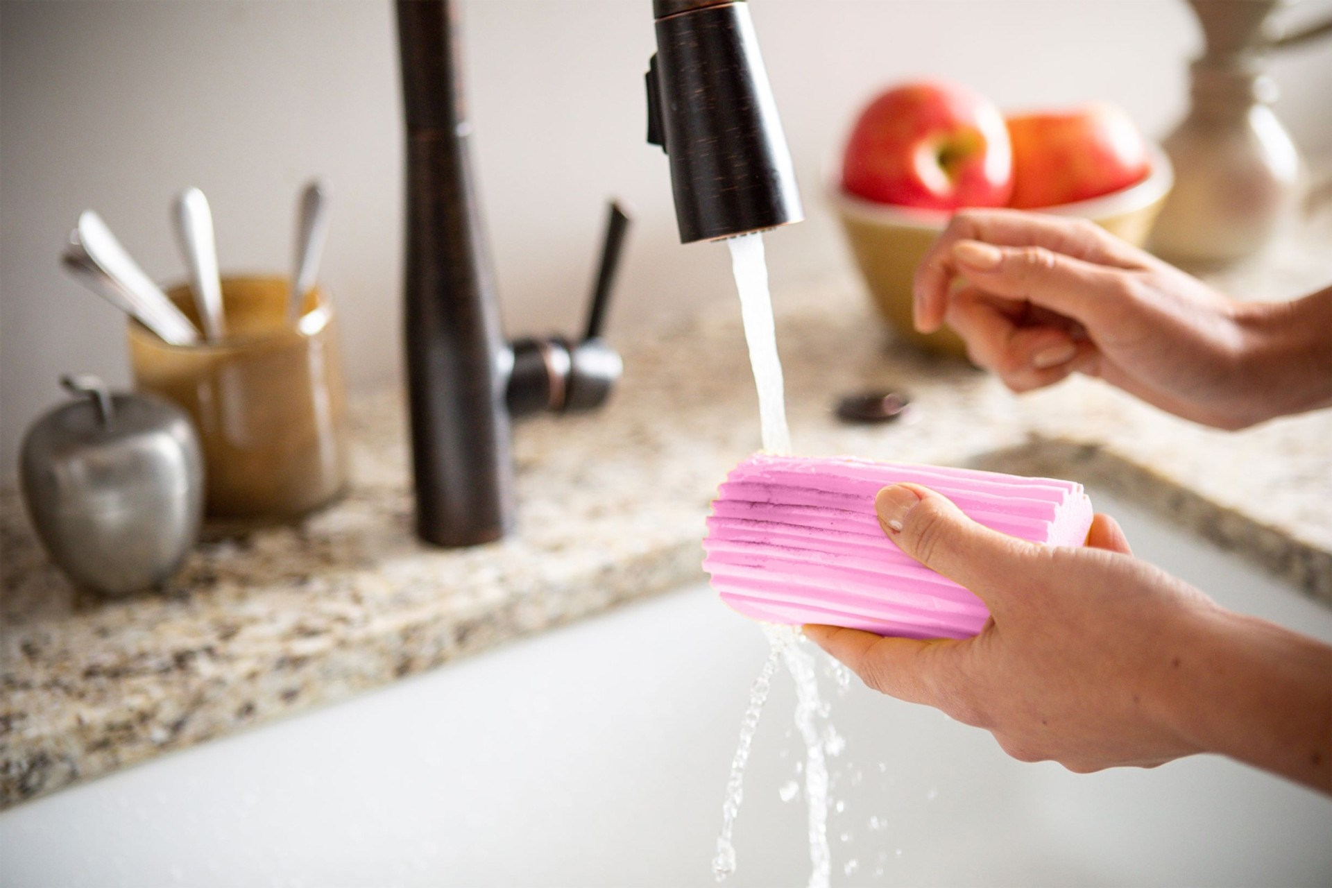 Damp Duster Pembe Toz Alma Süngeri