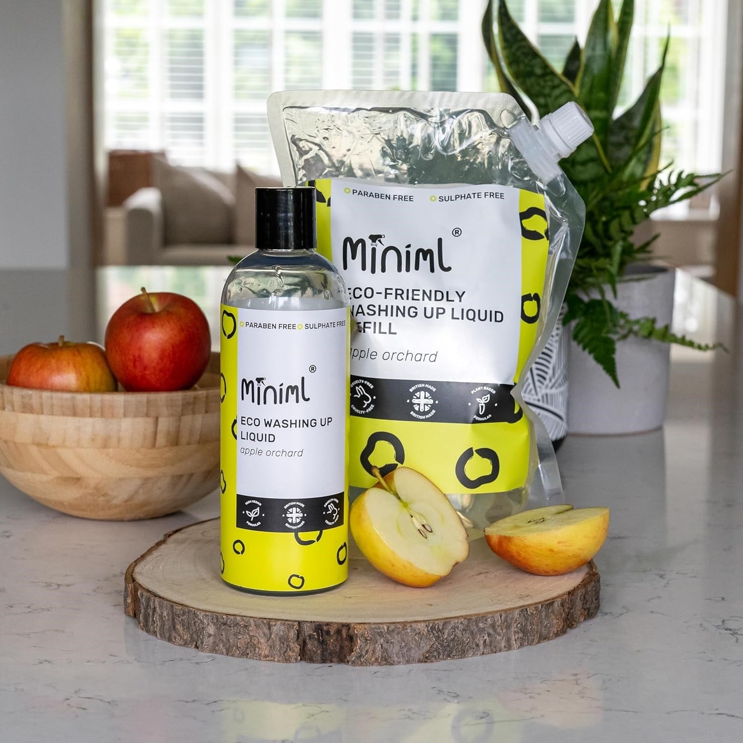 Miniml Vegan Bulaşık Deterjanı - Elma Bahçesi 500 ML