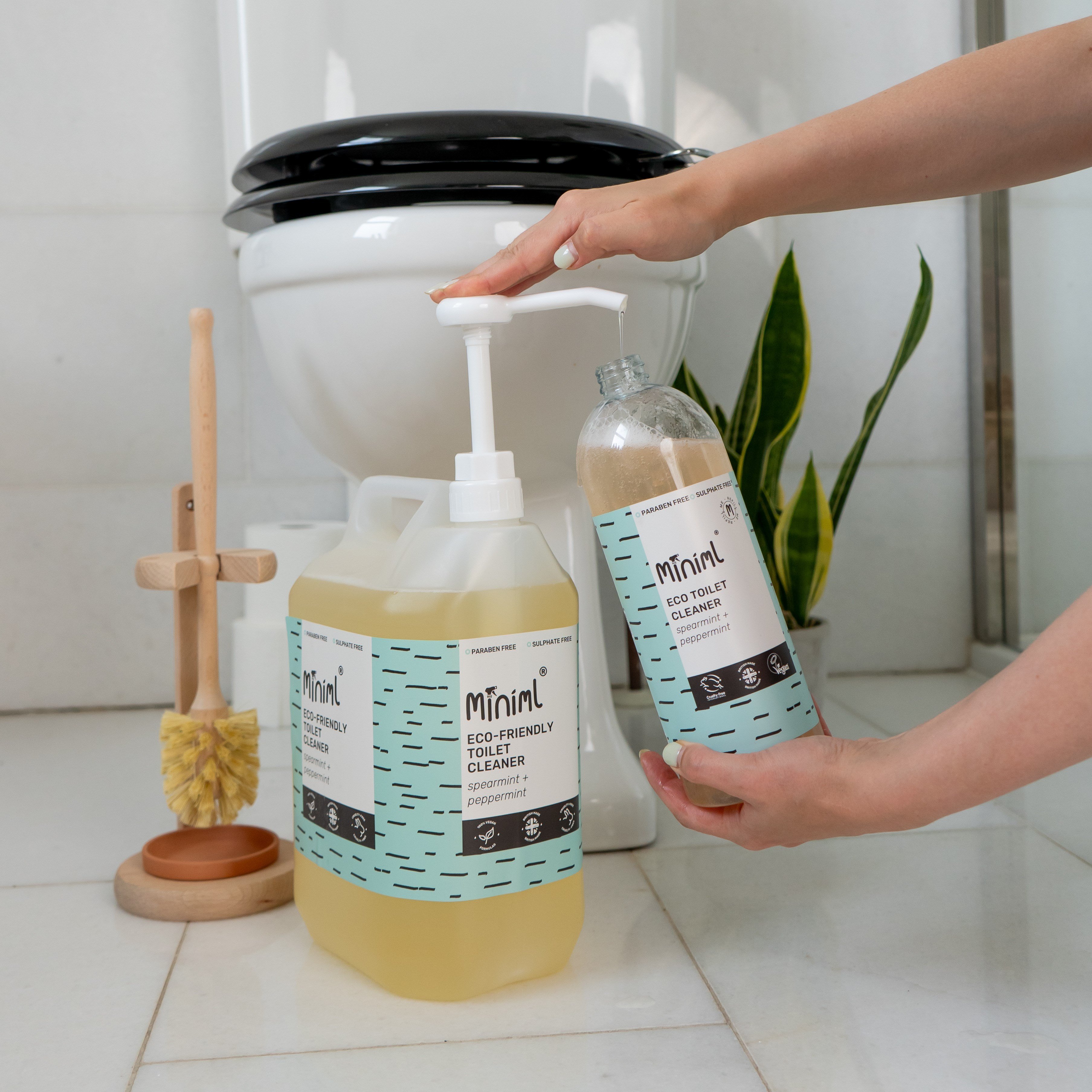 Miniml Vegan Tuvalet Temizleyici -Nane Ferahlığı 1 L
