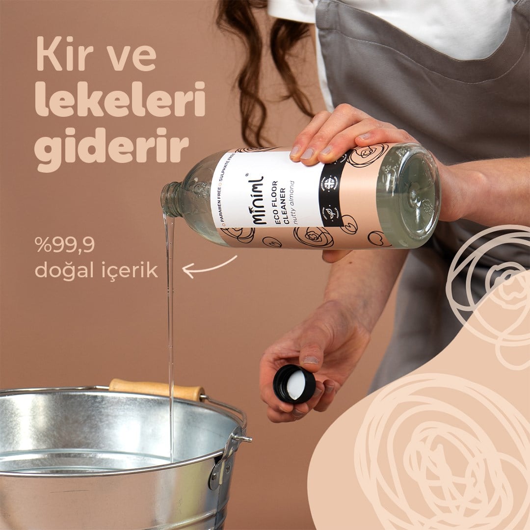 Miniml Vegan Yer Temizleyici - Badem 750 ml