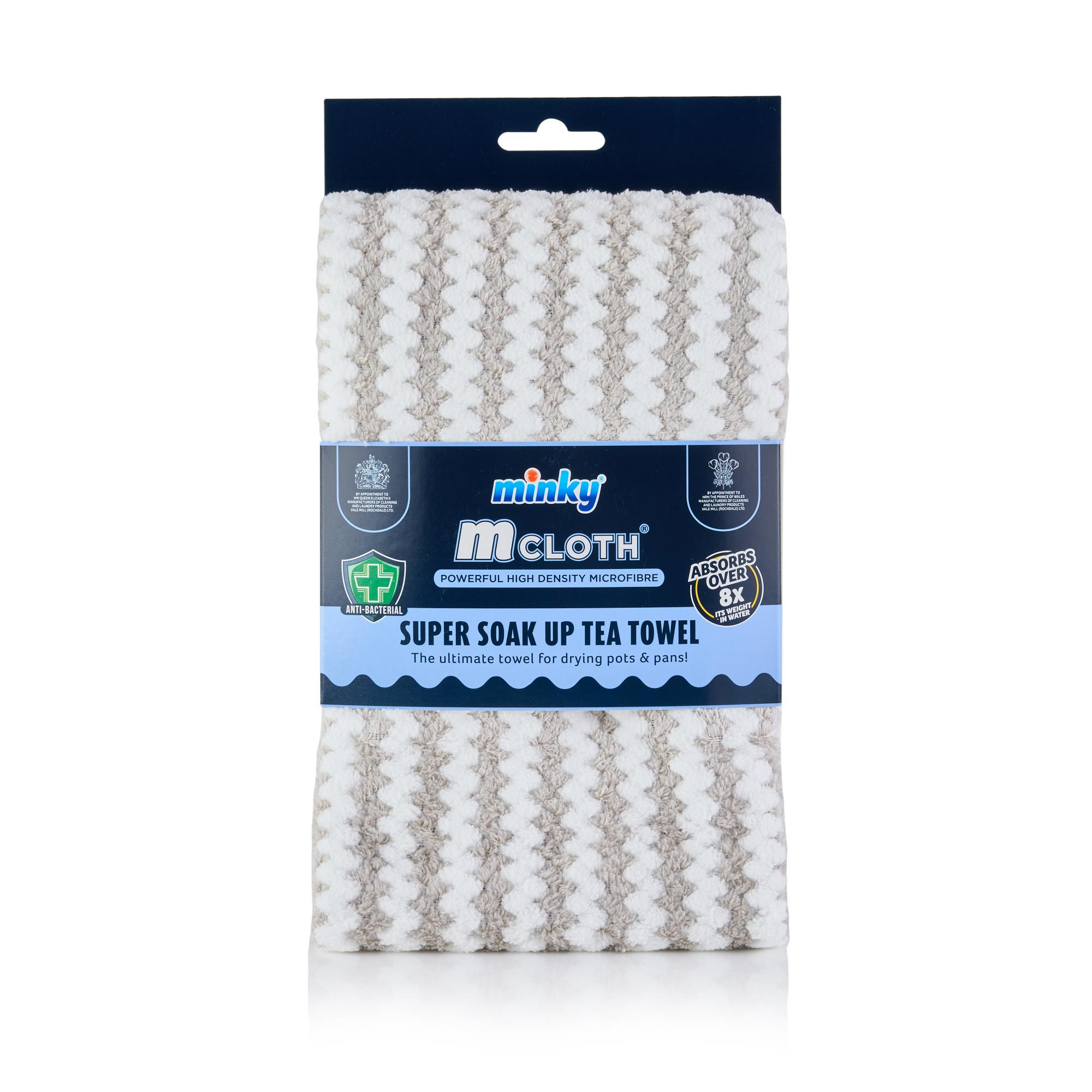 Minky MCloth Süper Emici Kurulama Havlusu 2li Set Gri