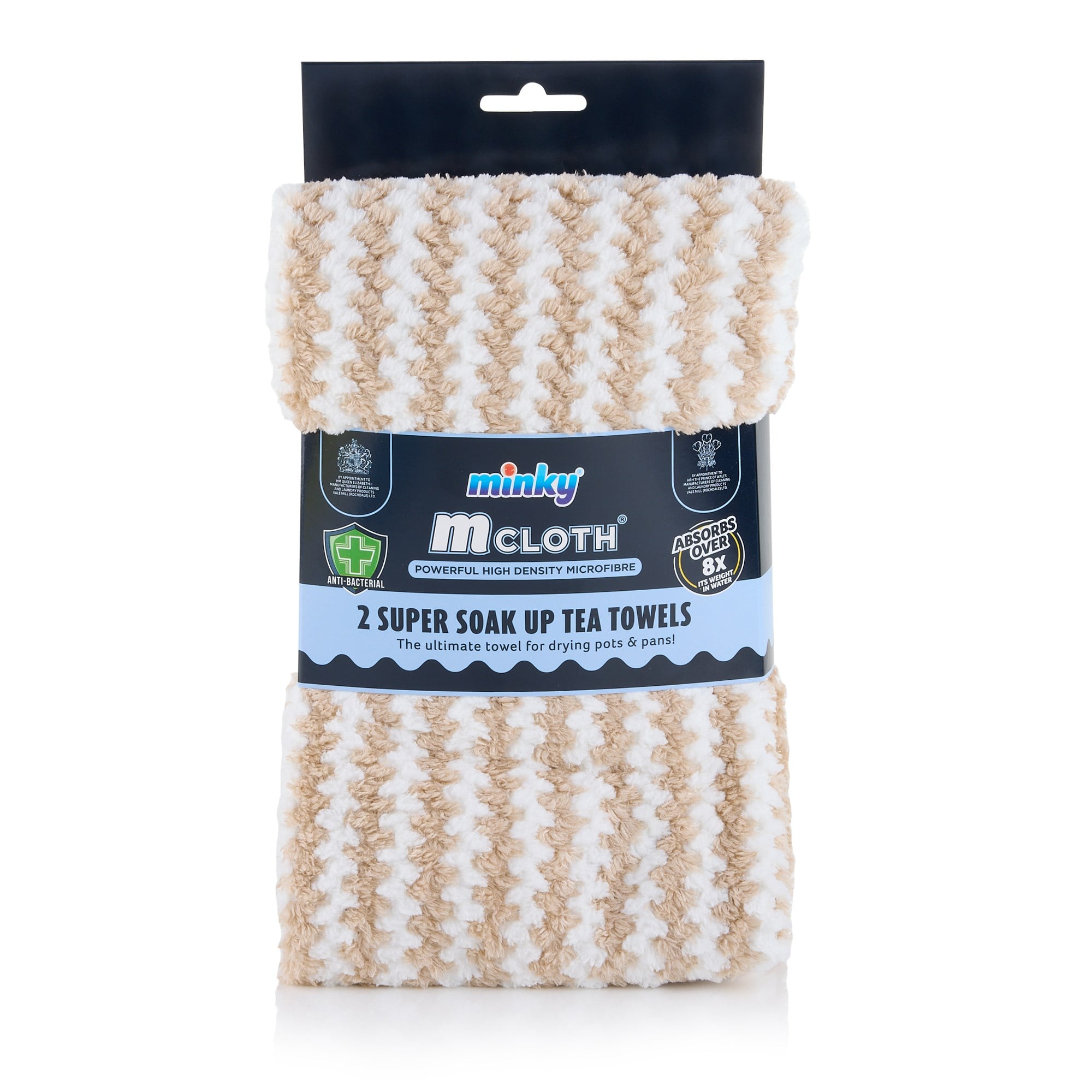 Minky MCloth Süper Emici Kurulama Havlusu 2li Set - Bej