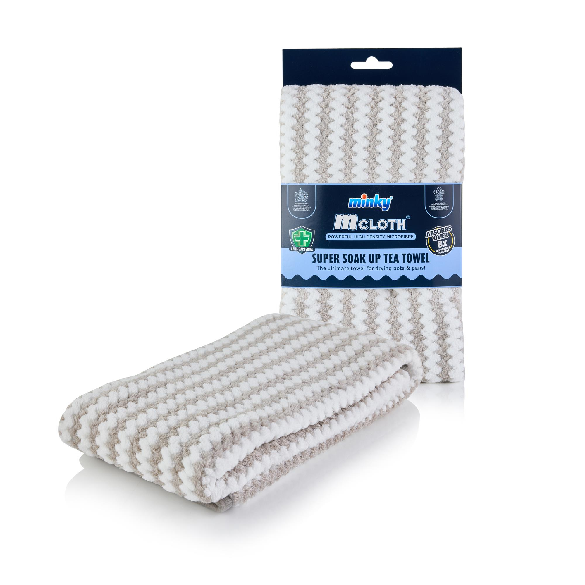 Minky MCloth Süper Emici Kurulama Havlusu 2li Set Gri