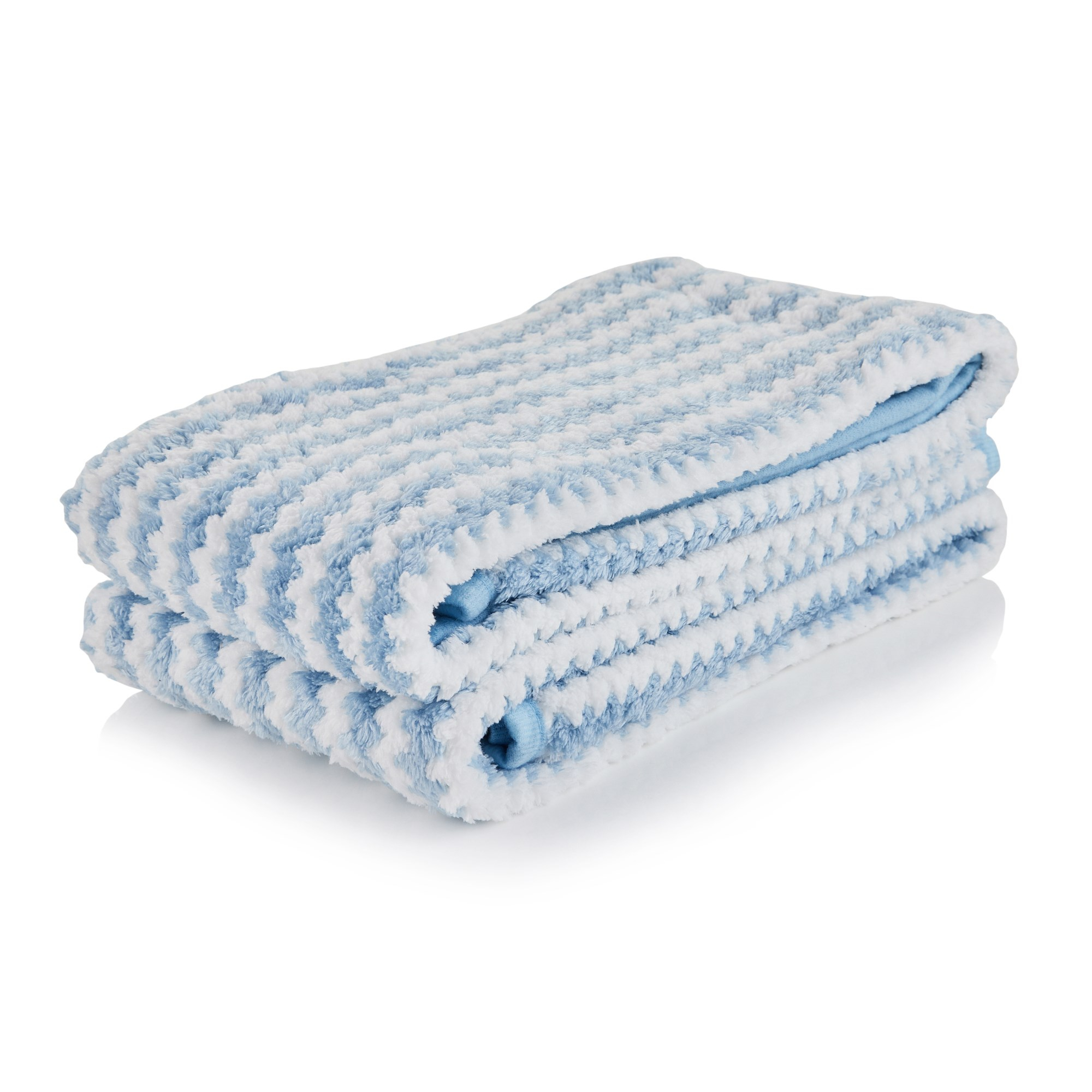 Minky MCloth Süper Emici Kurulama Havlusu 2li Set-Mavi