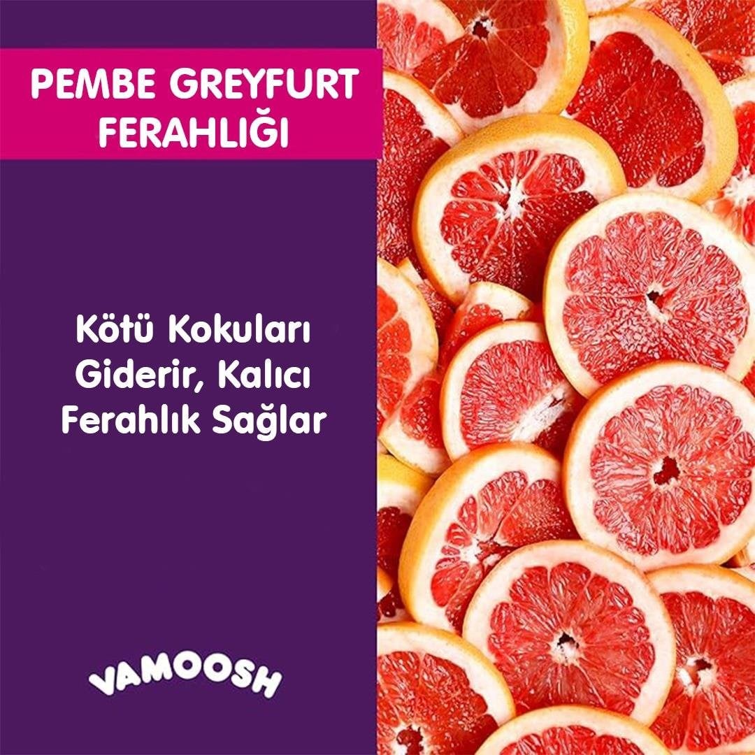 Vamoosh Çamaşır Makinesi Temizleyici – Greyfurt- 3lu Set