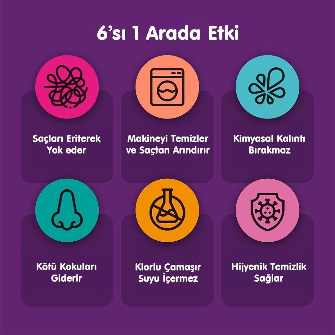 Vamoosh Evcil Hayvan Tüyü Temizleyici Toz Deterjan 3lu- 5li Paket Seti