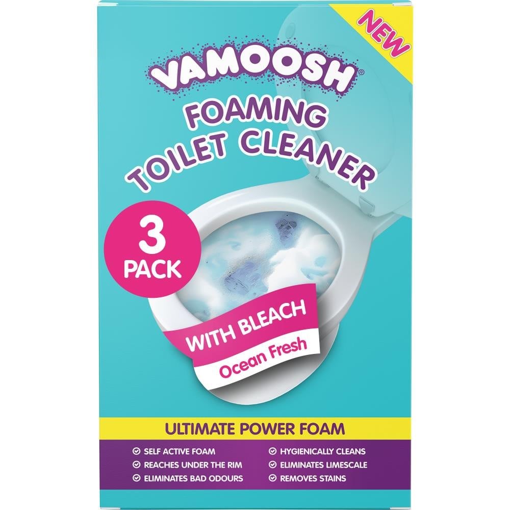 Vamoosh Köpüren Tuvalet Temizleyici - 3lü - 5li Paket Set