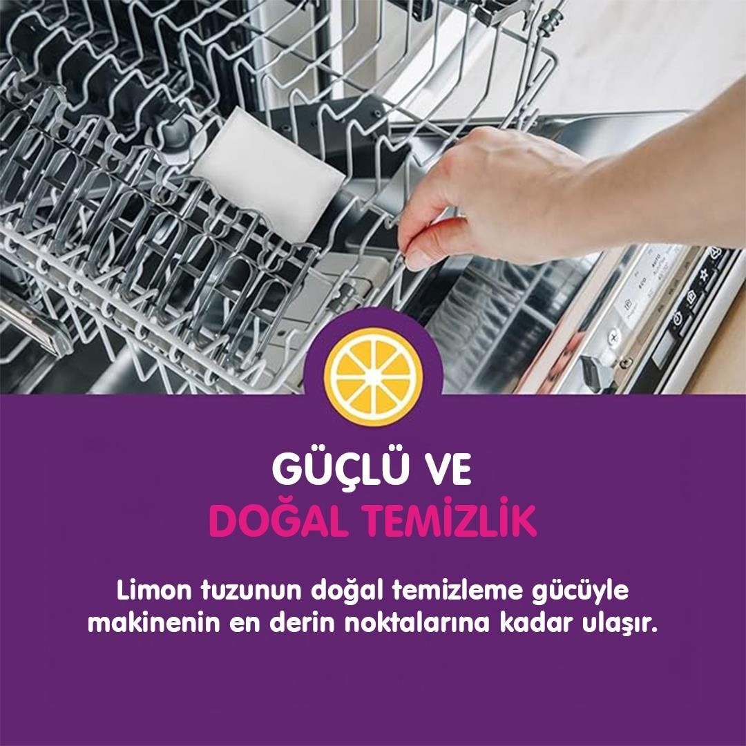 Vamoosh Limonlu Bulaşık Makinesi Temizleyici 5li Paket